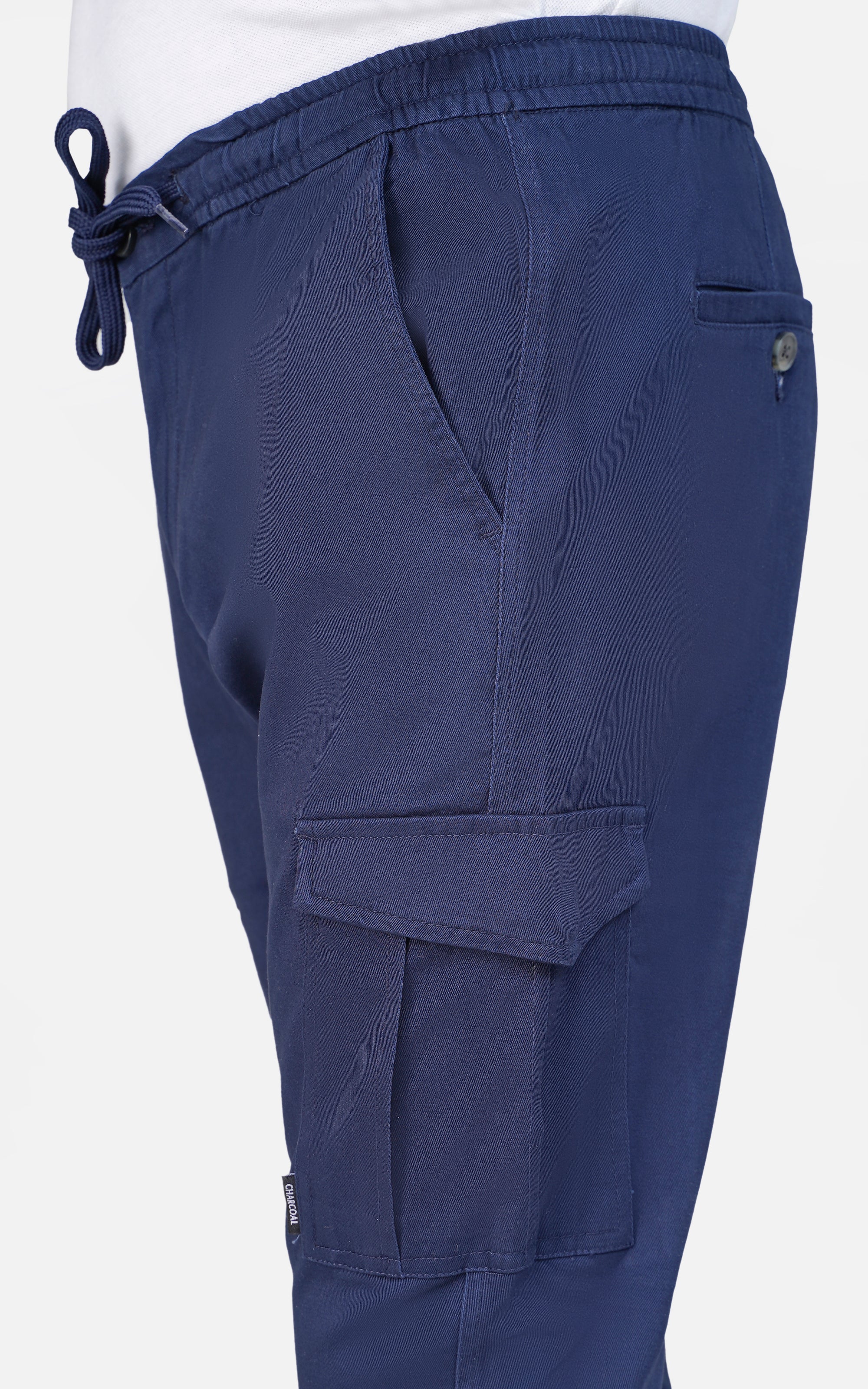 CARGO JOGGER TROUSER NAVY - Image 4