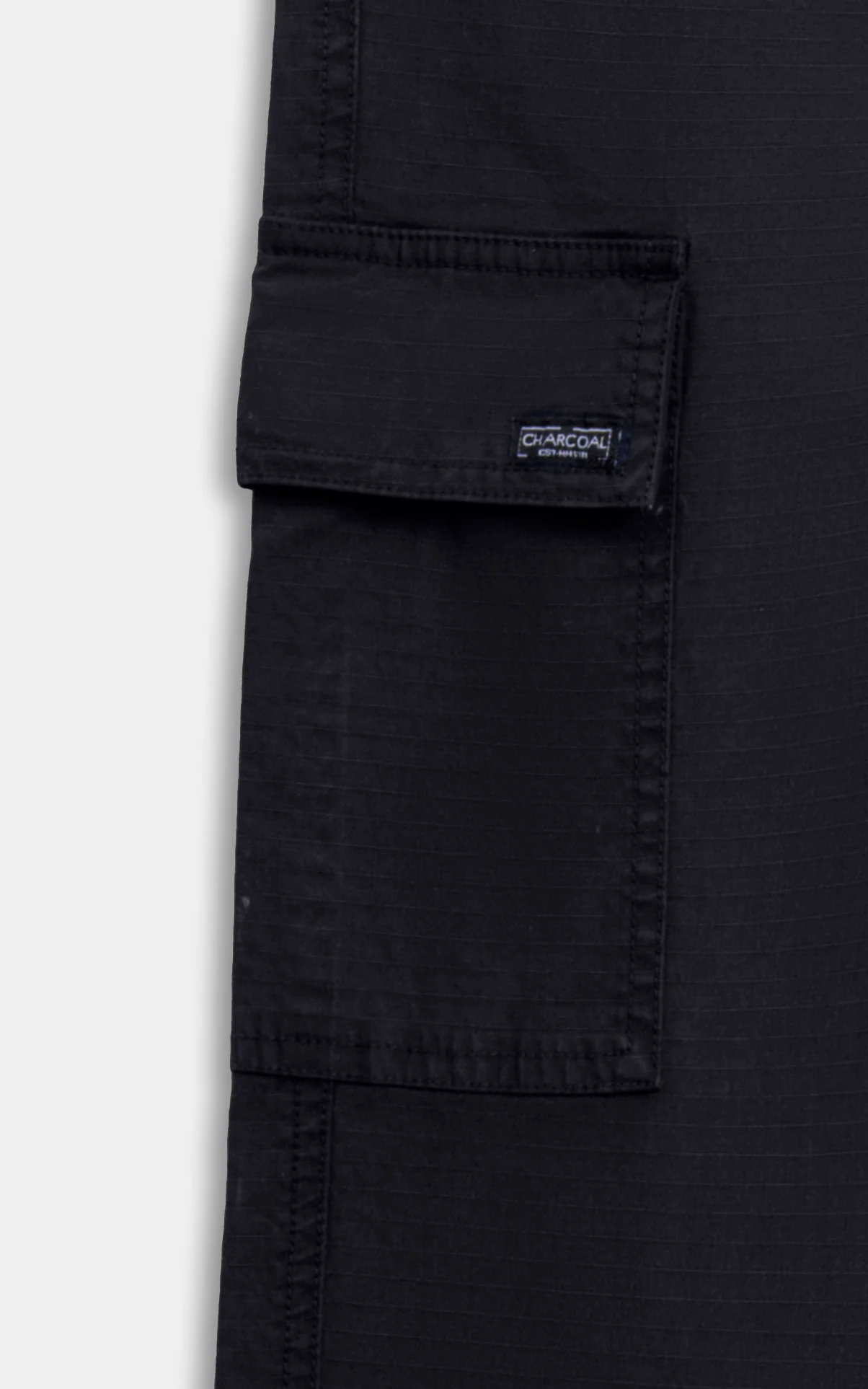 CARGO TROUSER STRAIGHT FIT BLACK - Image 3