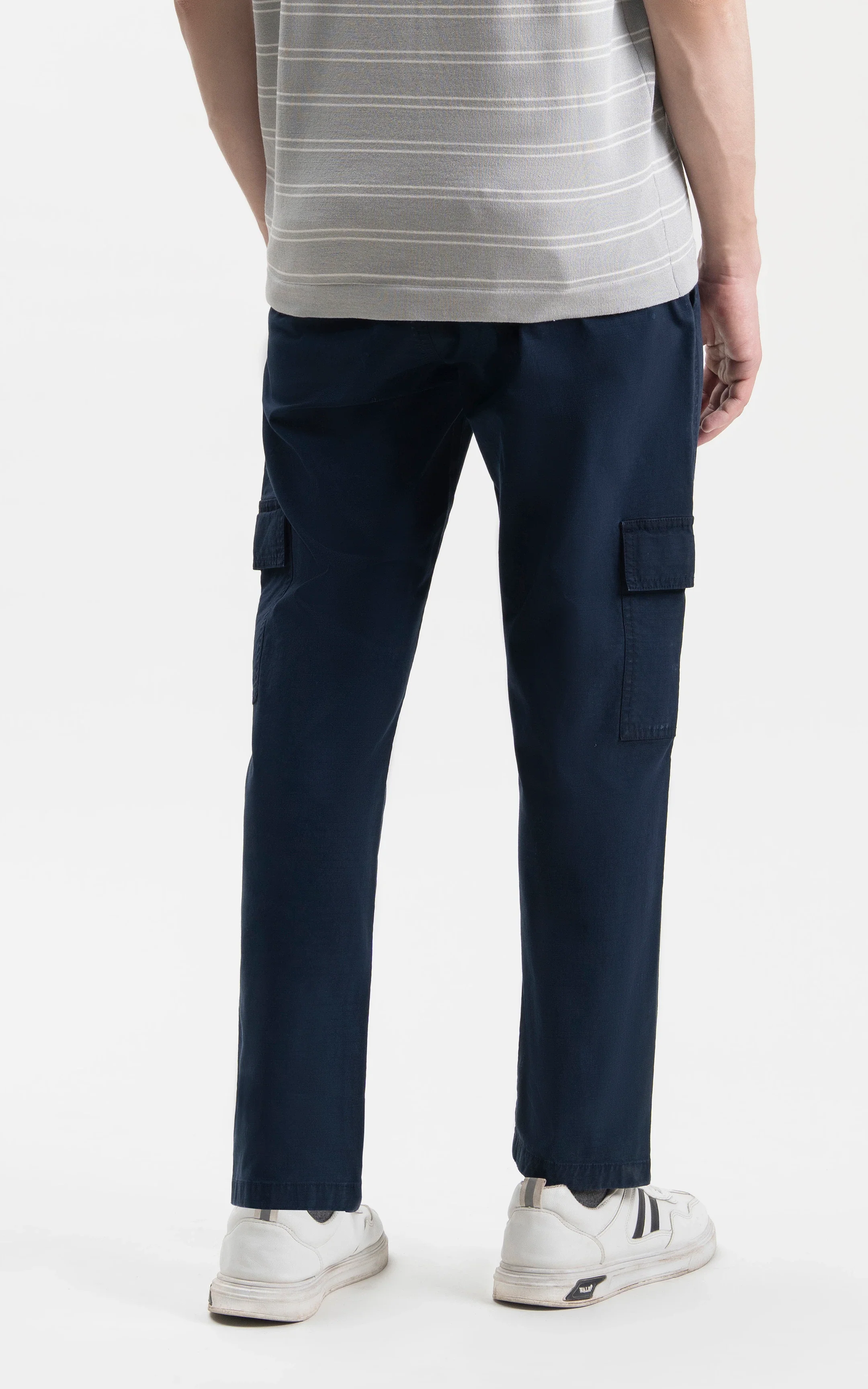 CARGO TROUSER STRAIGHT FIT NAVY - Image 4