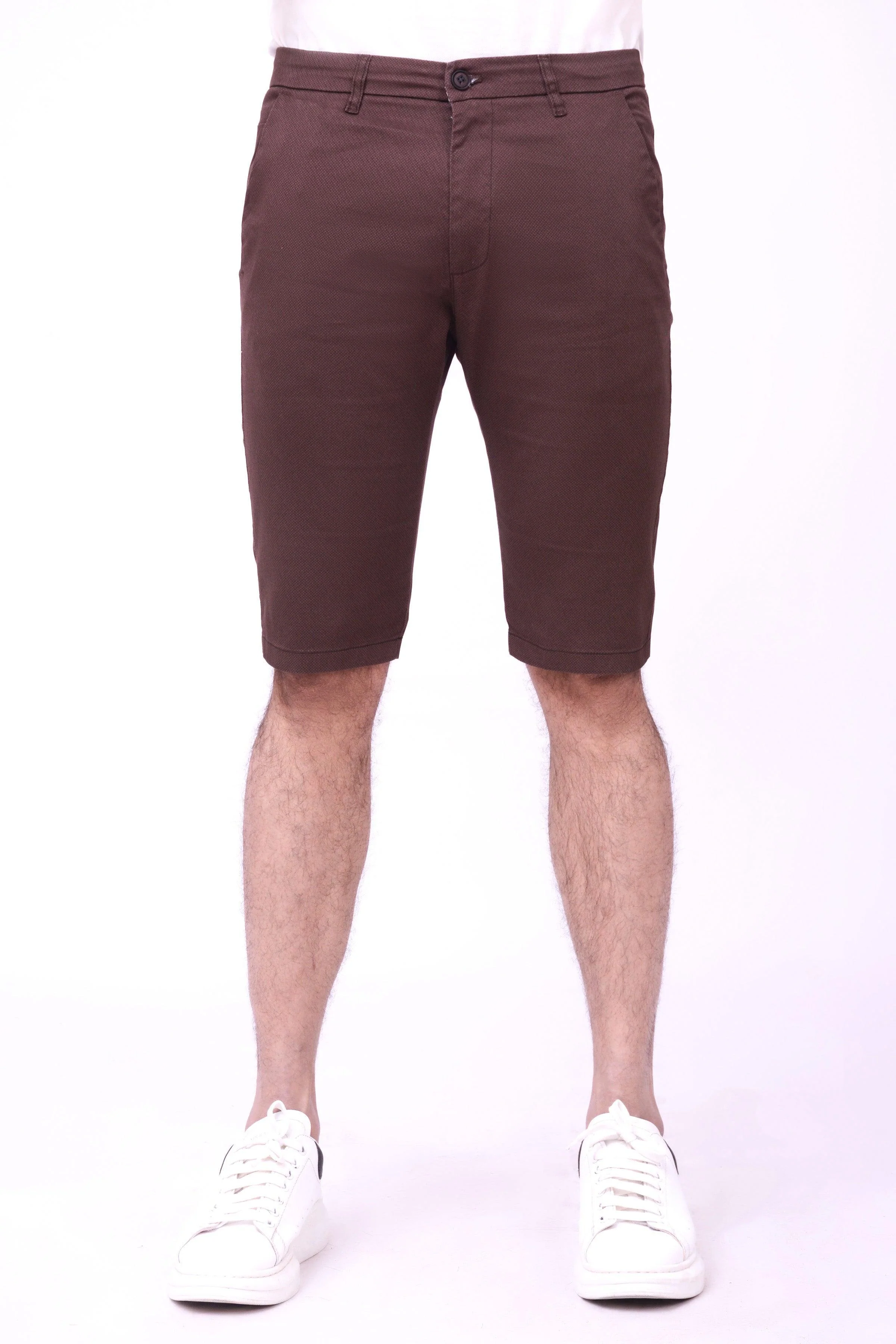CASUAL CHINO SHORTS BROWN - Image 2