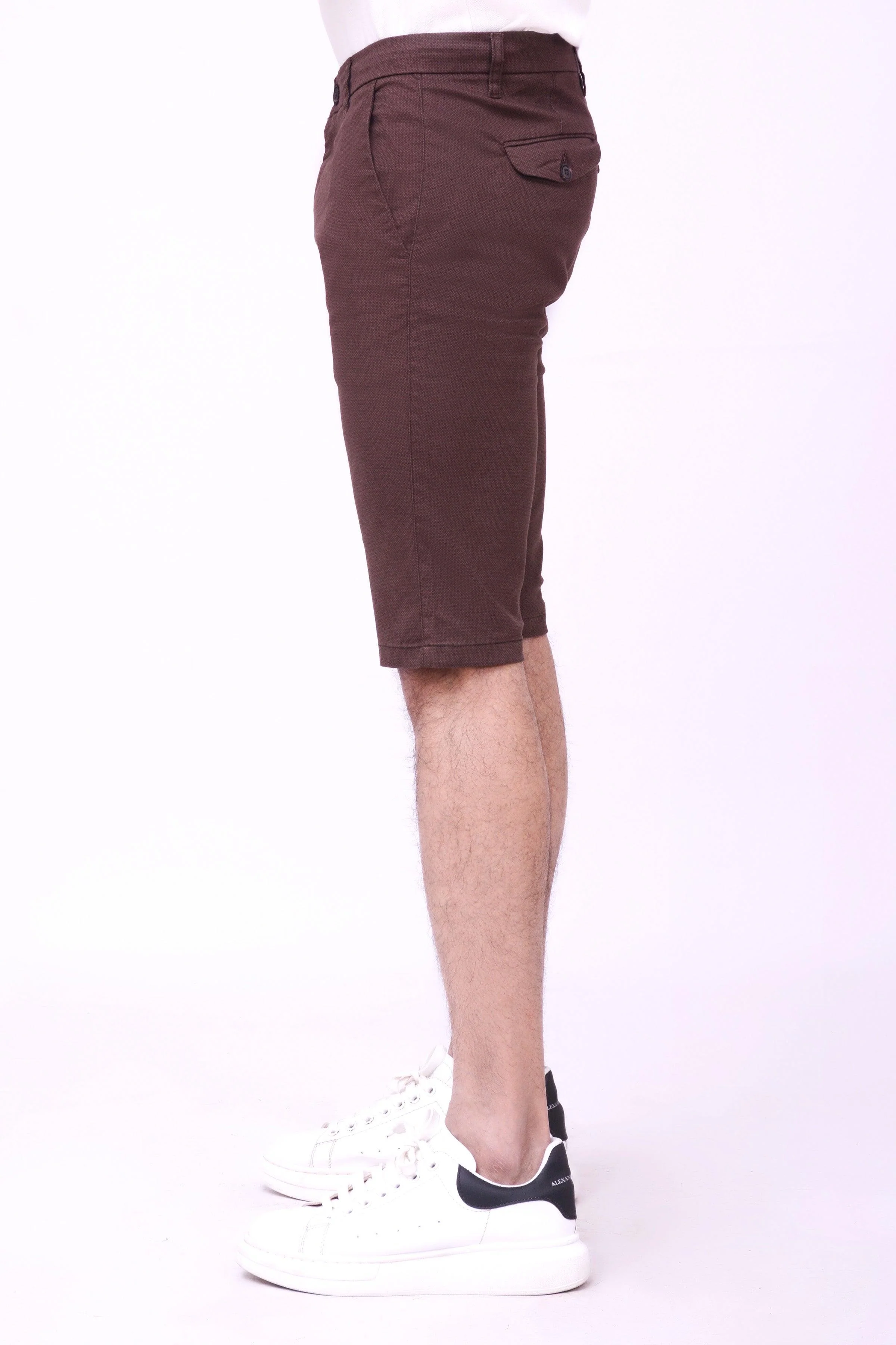 CASUAL CHINO SHORTS BROWN - Image 3