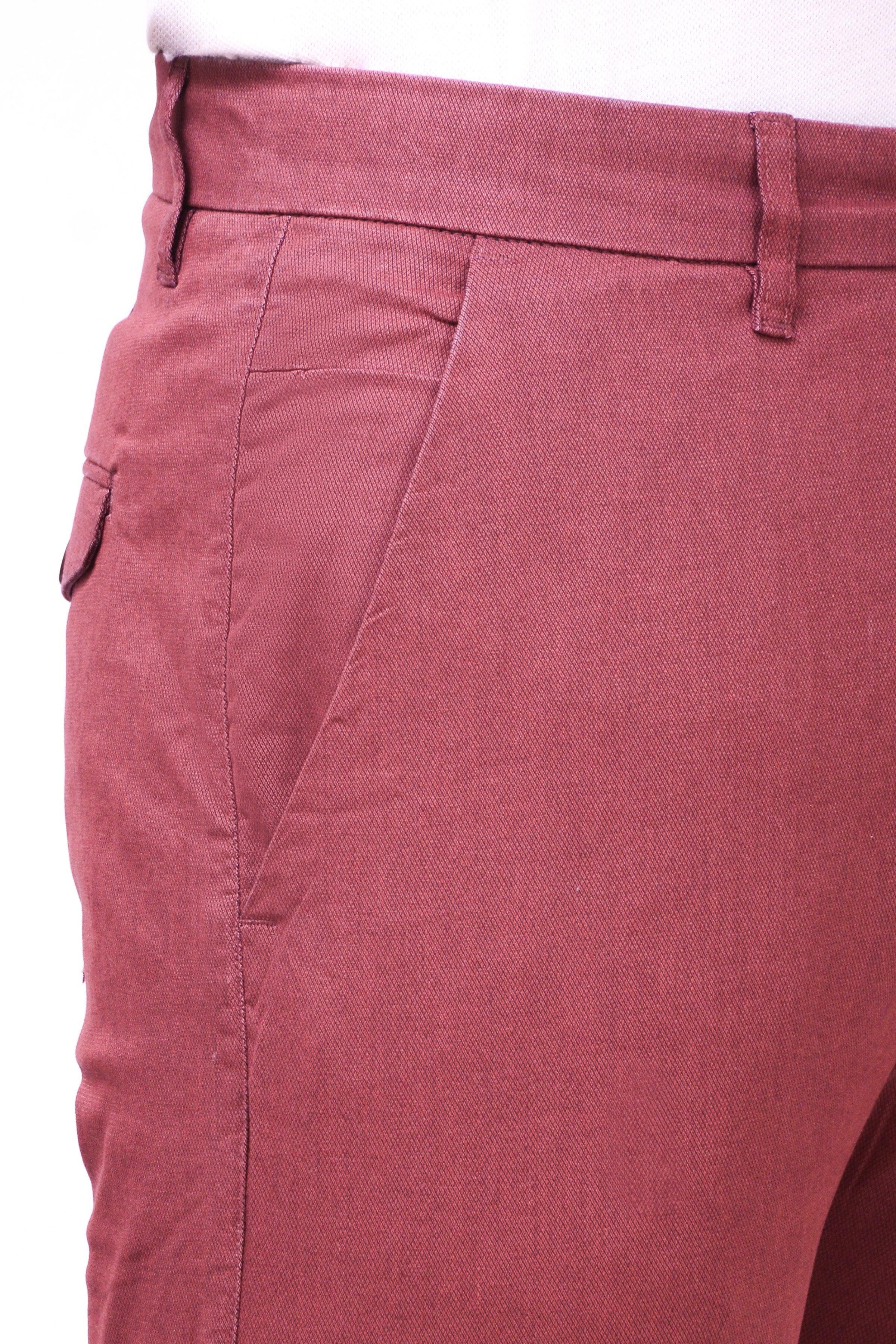 CASUAL CHINO SHORTS RUST - Image 5