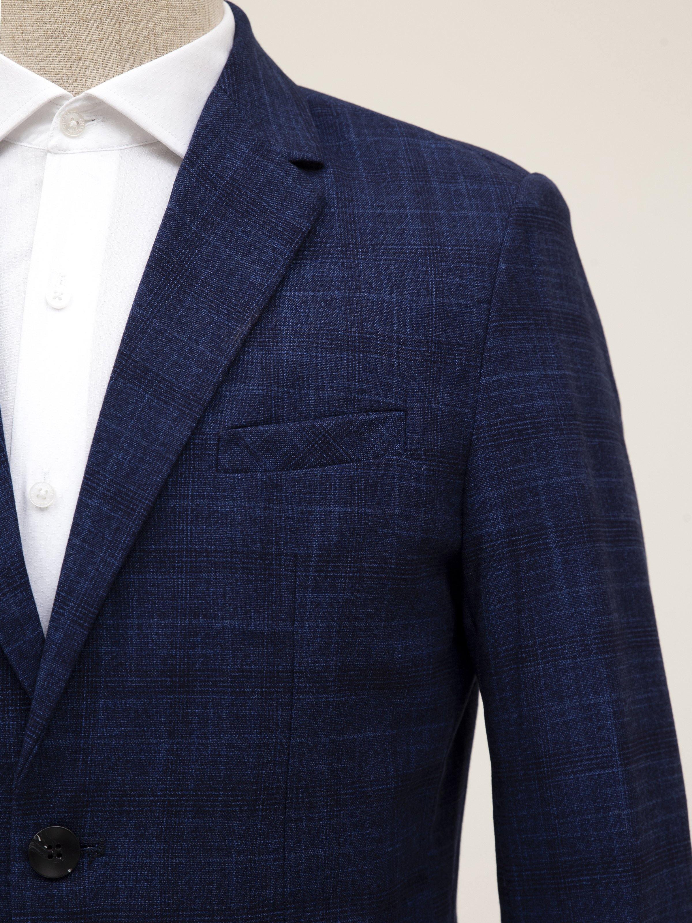 CASUAL COAT 2 BUTTON BLUE - Image 2