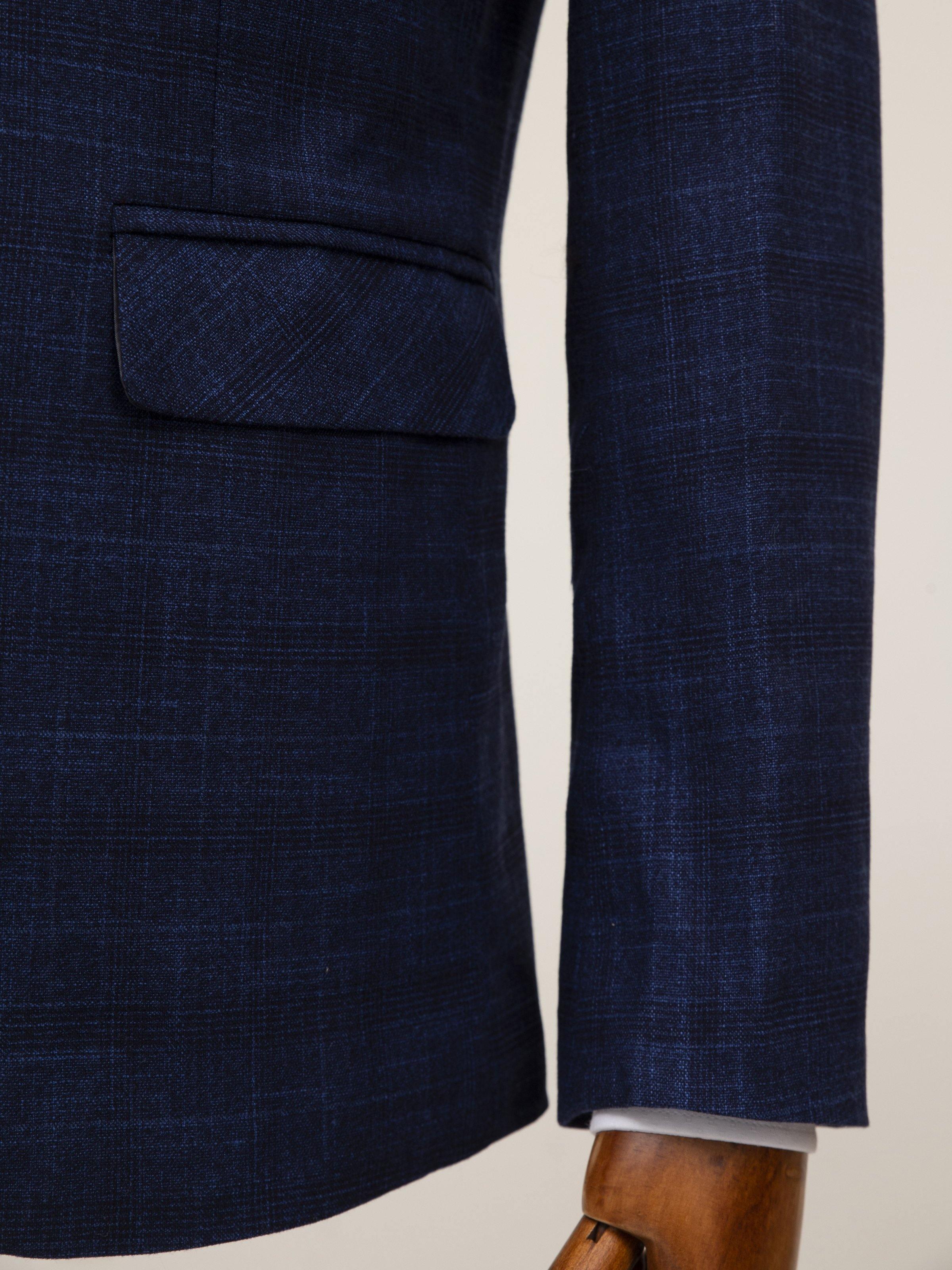 CASUAL COAT 2 BUTTON BLUE - Image 3