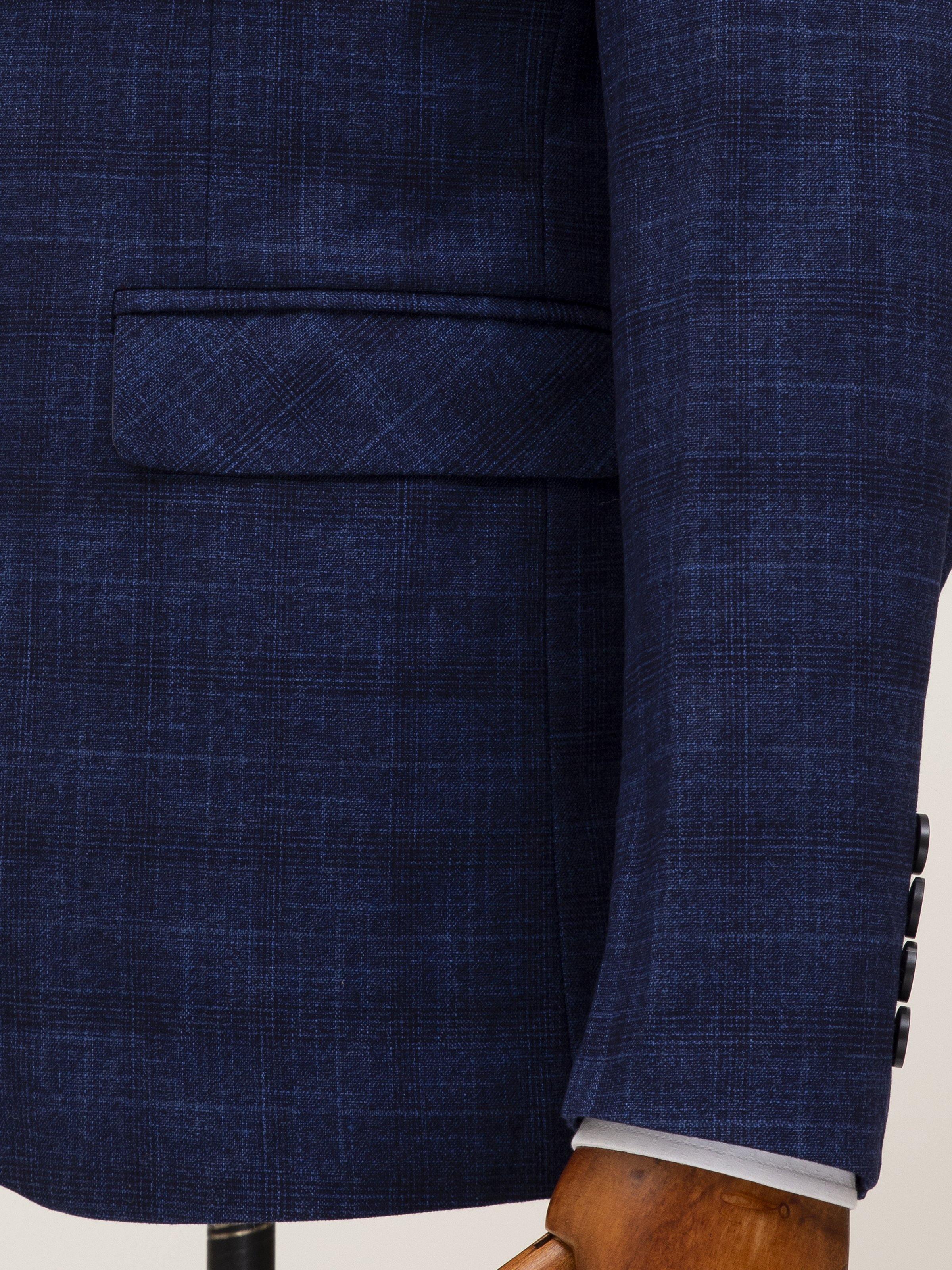 CASUAL COAT 2 BUTTON BLUE - Image 4