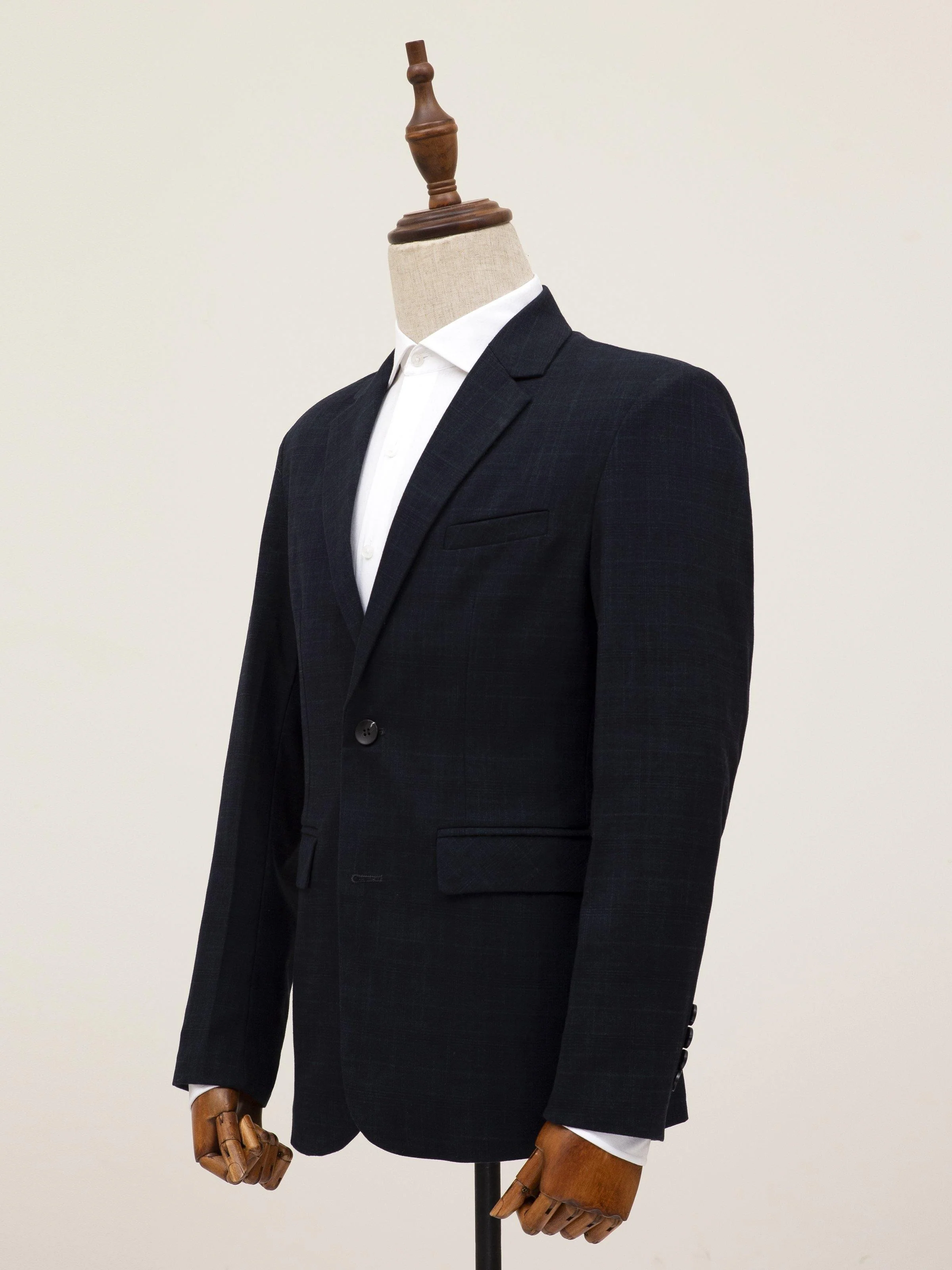 CASUAL COAT 2 BUTTON DARK GREEN - Image 2