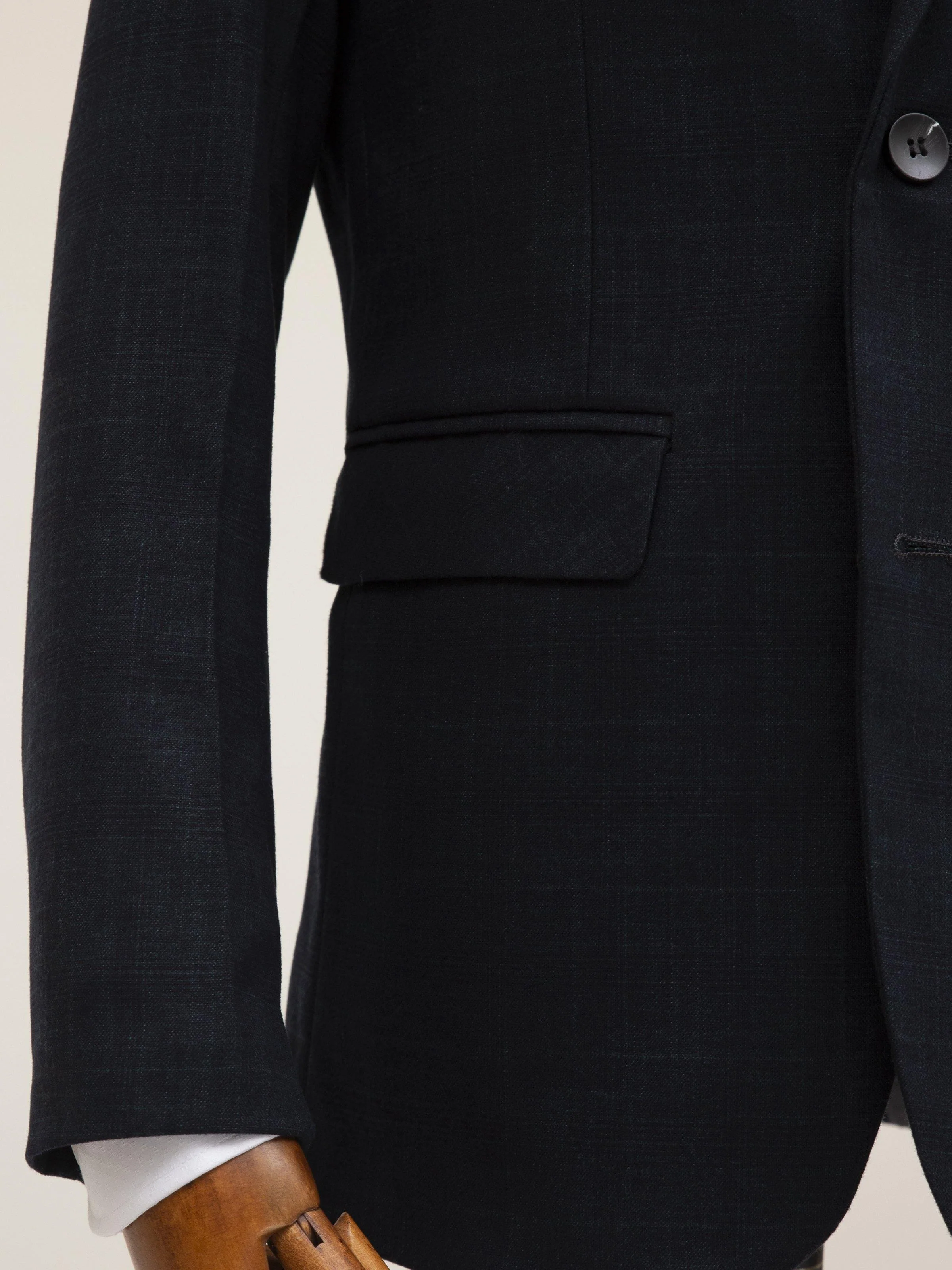CASUAL COAT 2 BUTTON DARK GREEN - Image 4