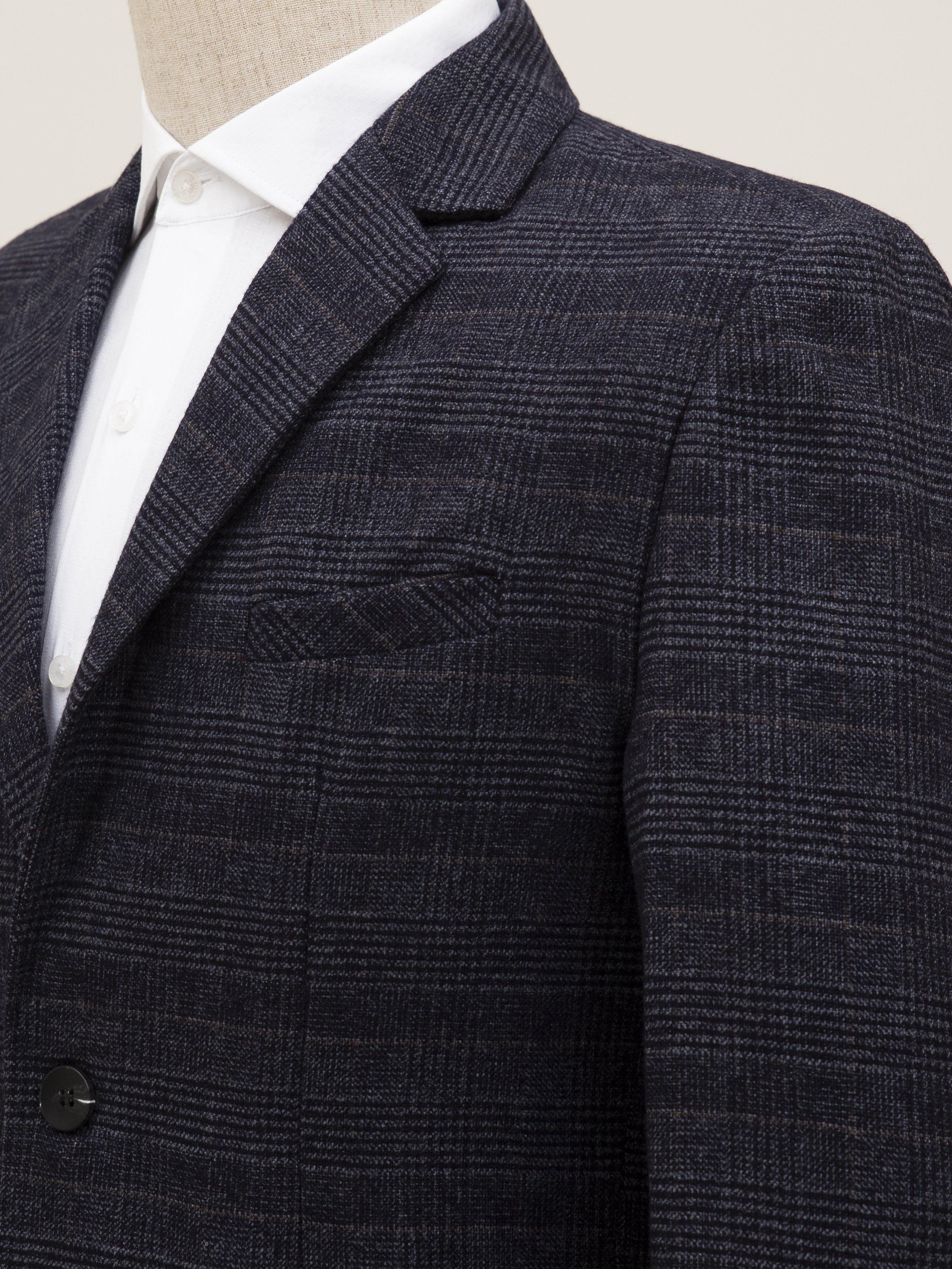 CASUAL COAT 2 BUTTON DARK GREY - Image 5