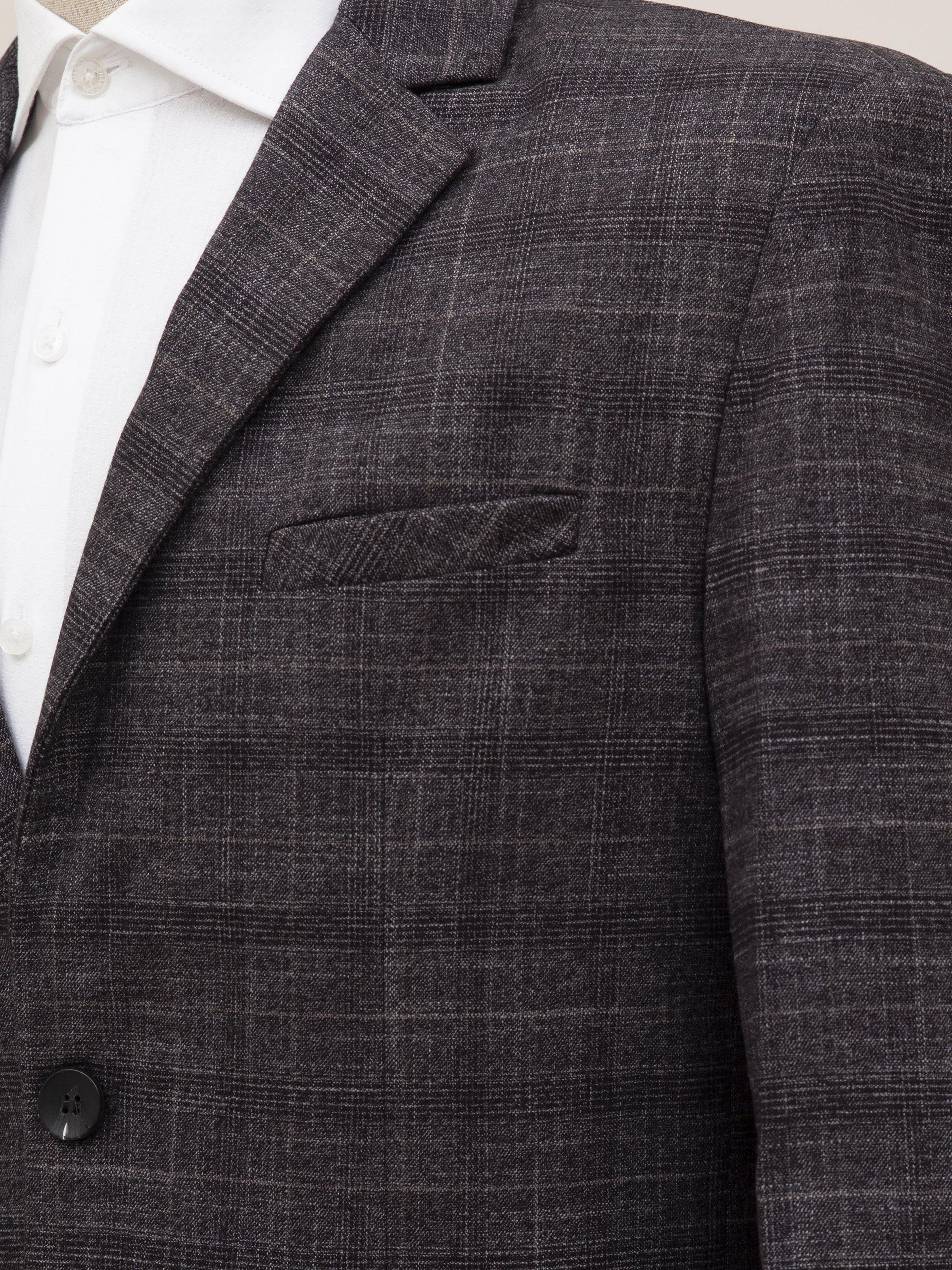CASUAL COAT 2 BUTTON GREY - Image 3
