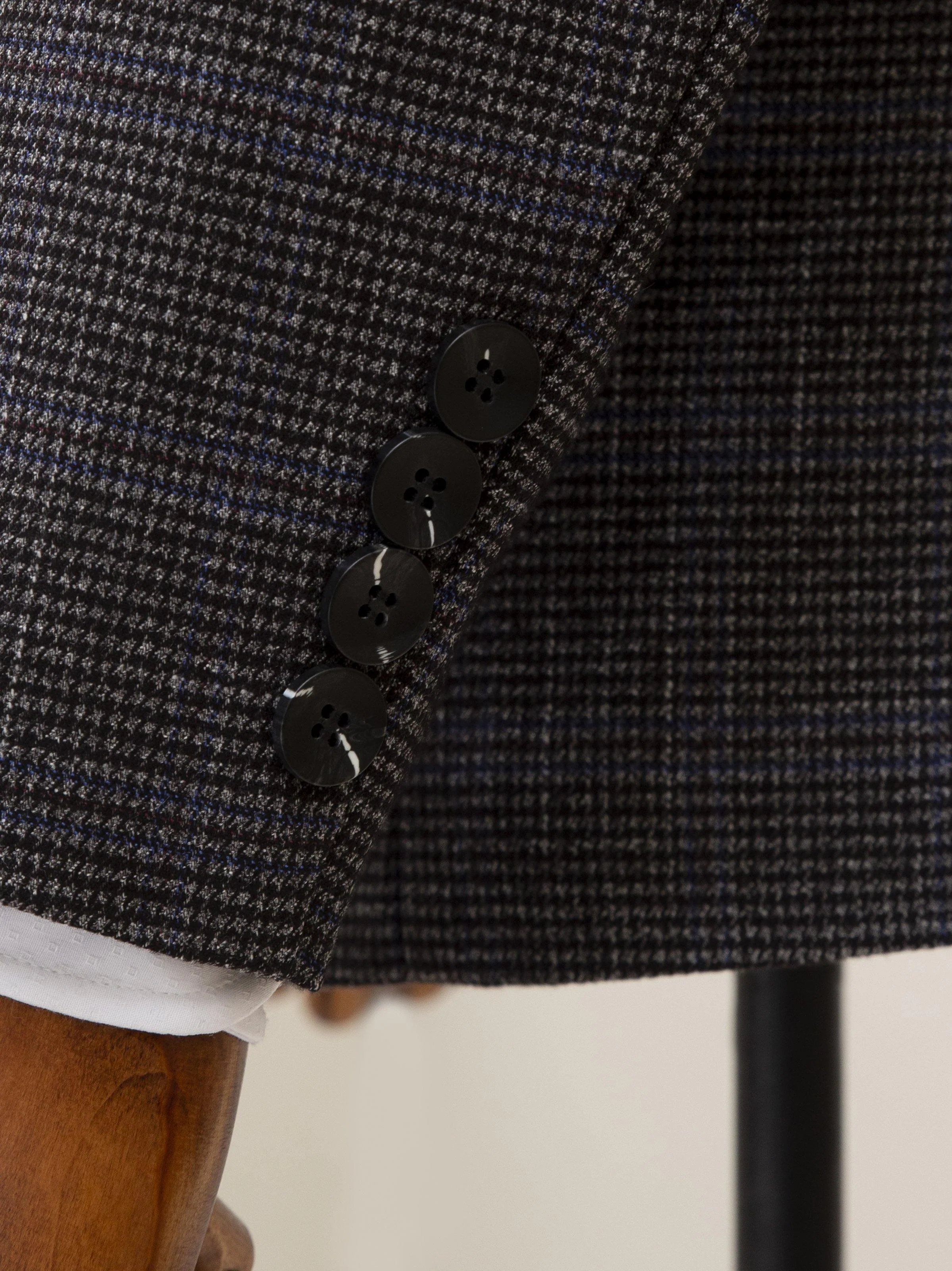 CASUAL COAT 2 BUTTON GREY - Image 4