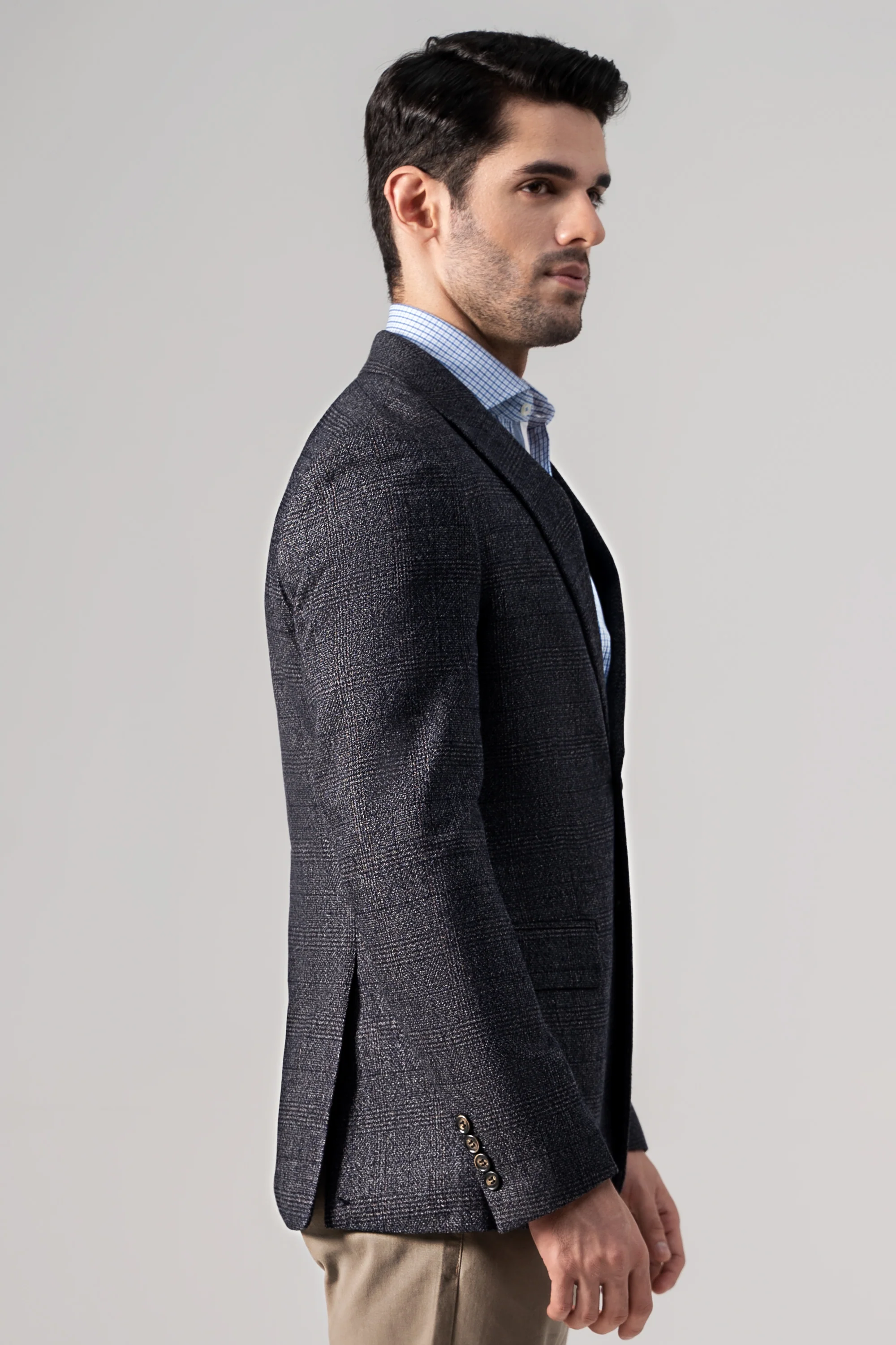 CASUAL COAT BLUISH GREY - Image 3