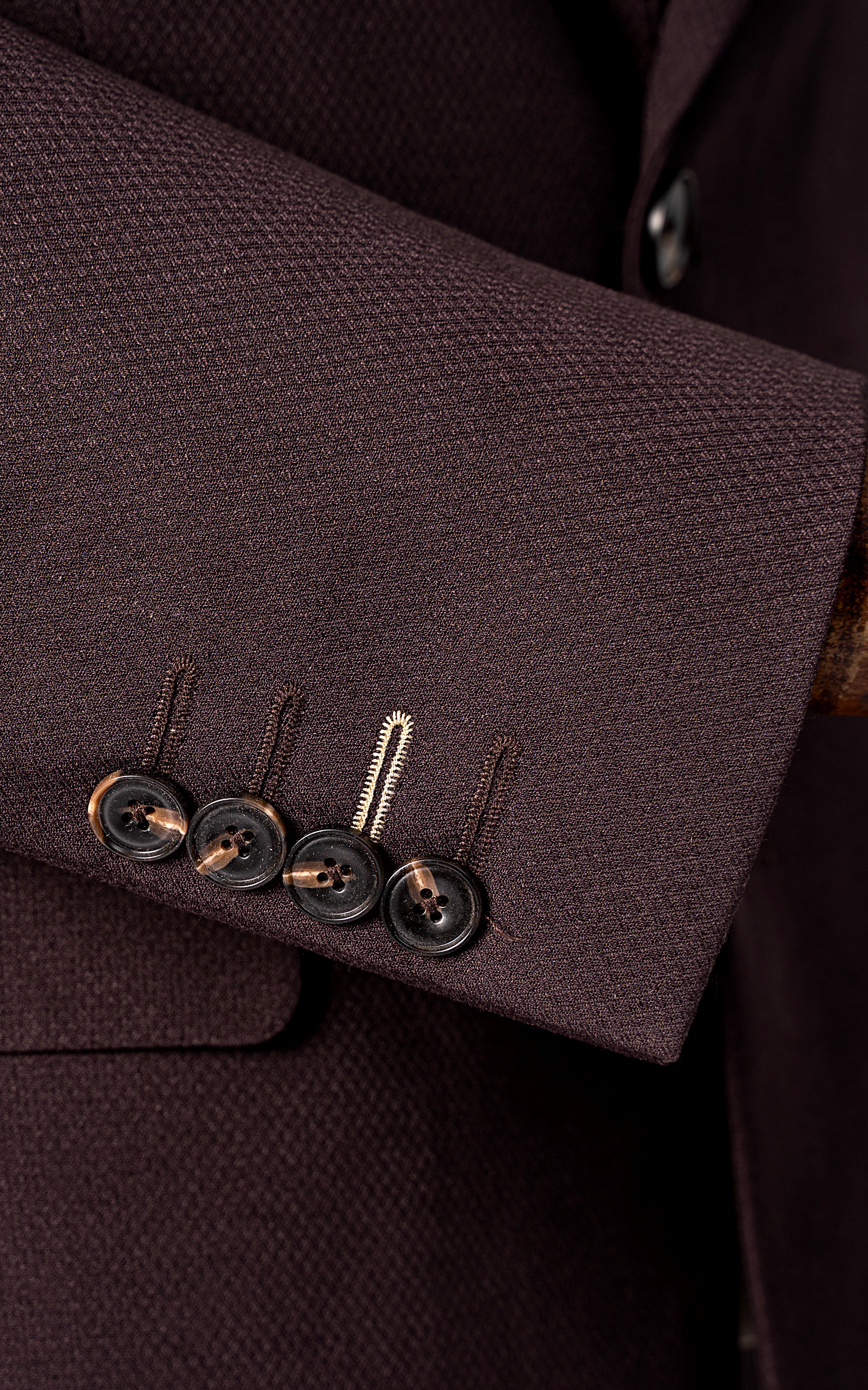 CASUAL COAT DARK BURGUNDY - Image 4