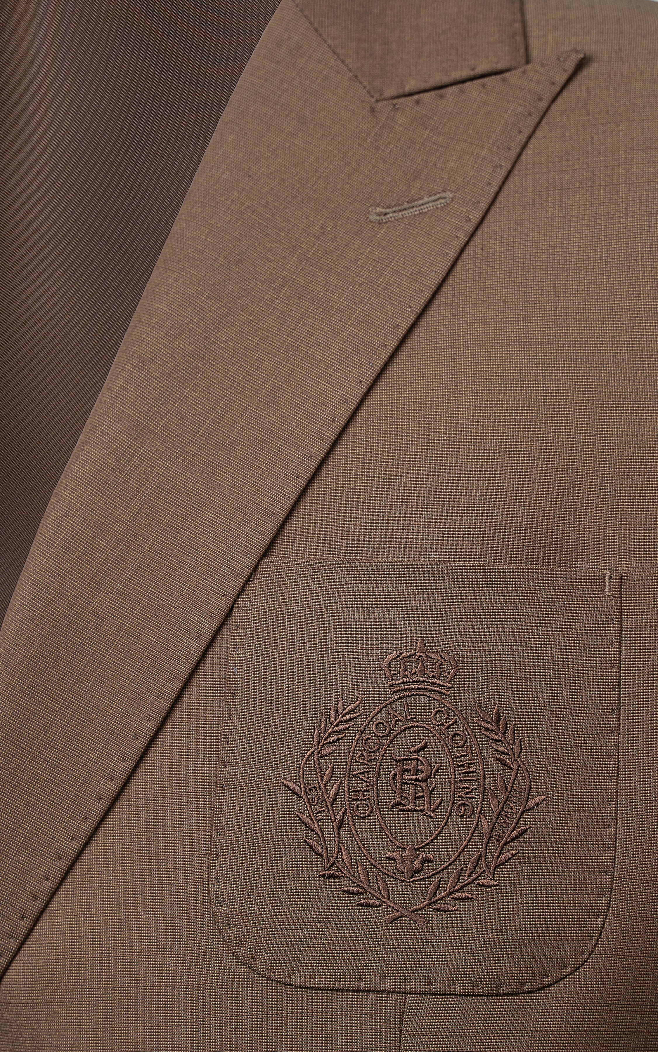 CASUAL COAT DOUBLE BREASTED KHAKI - Image 2