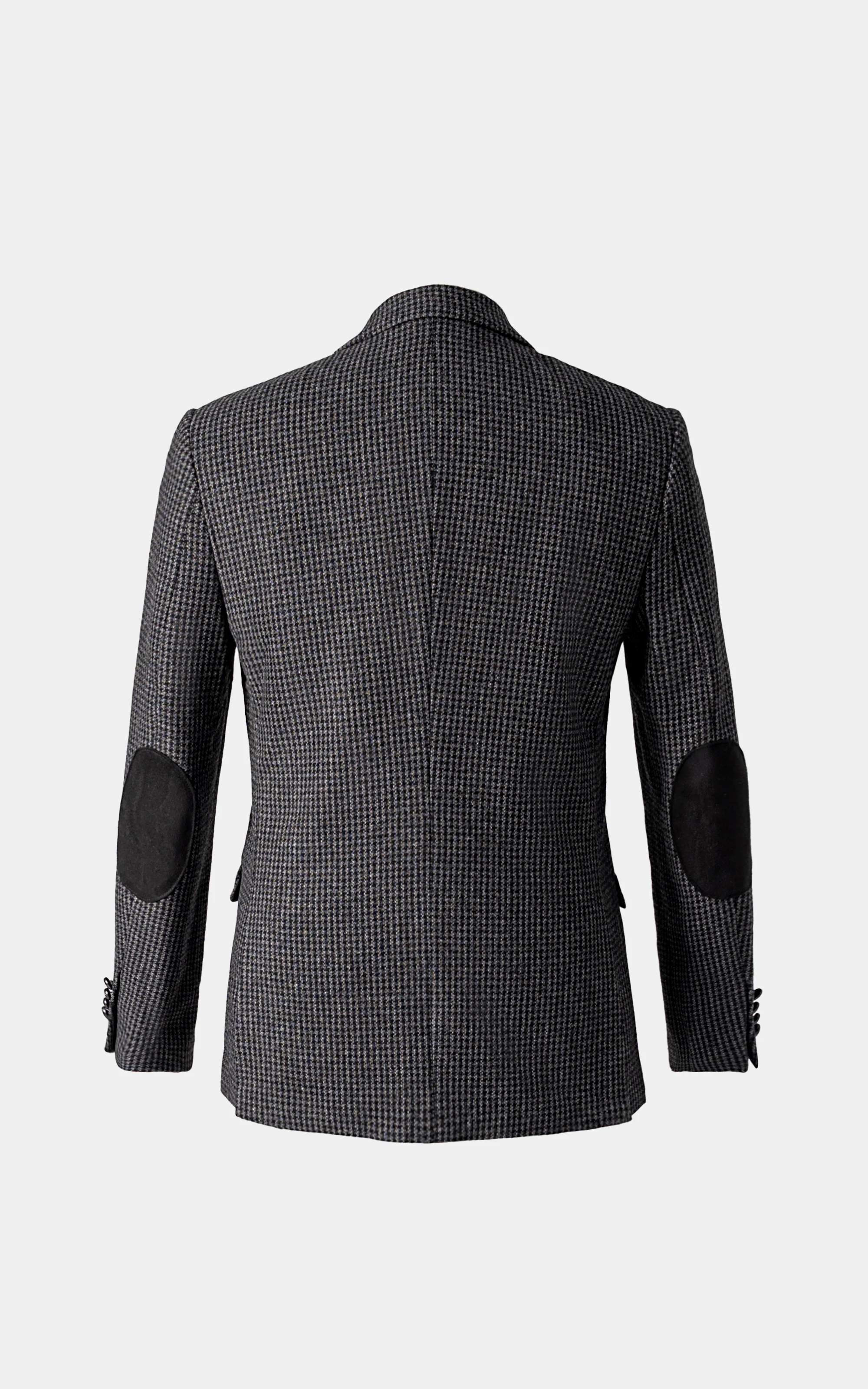 HOUNDSTOOTH PATTERN COAT GREY - Image 3