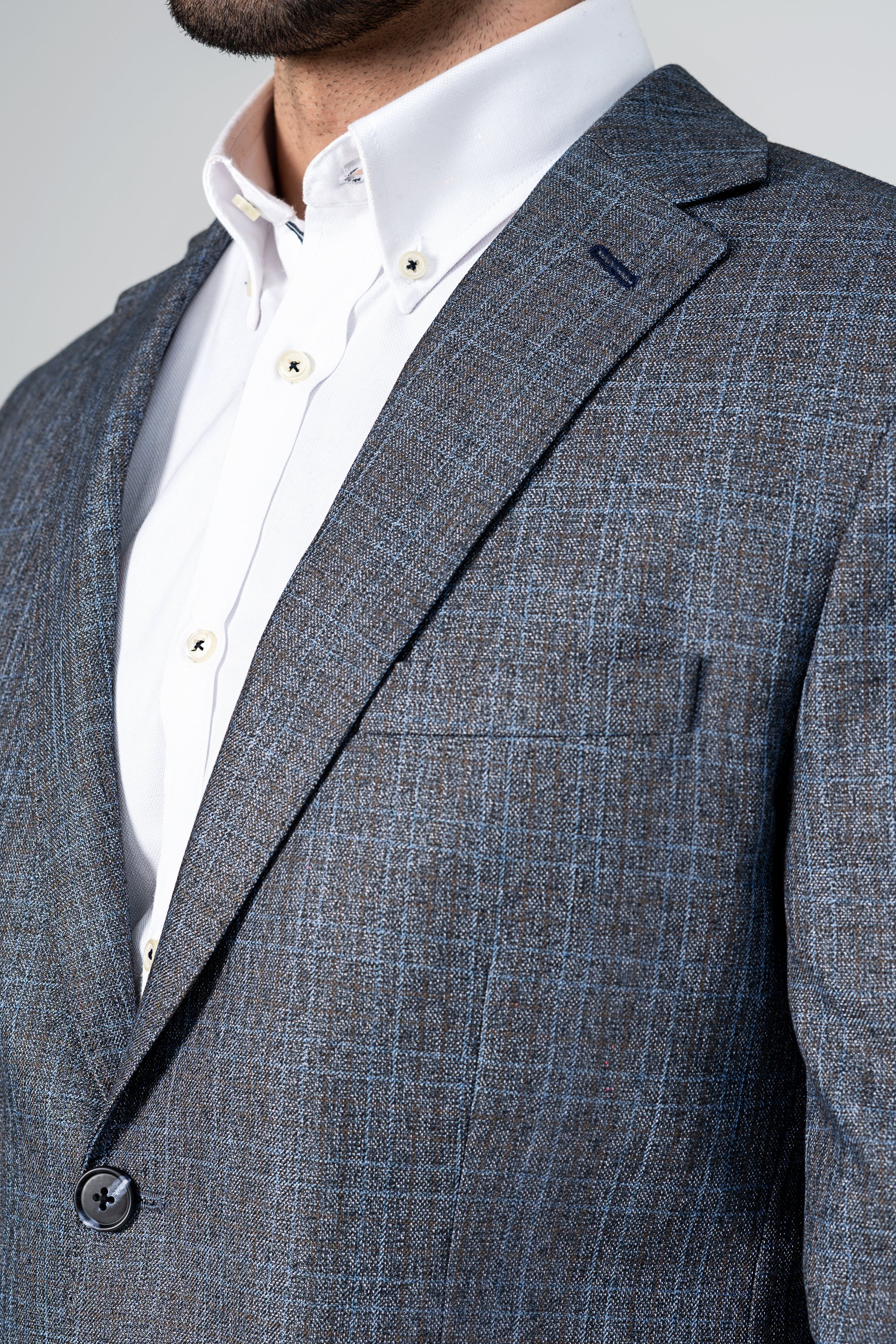 CASUAL COAT GREY BLUE - Image 2