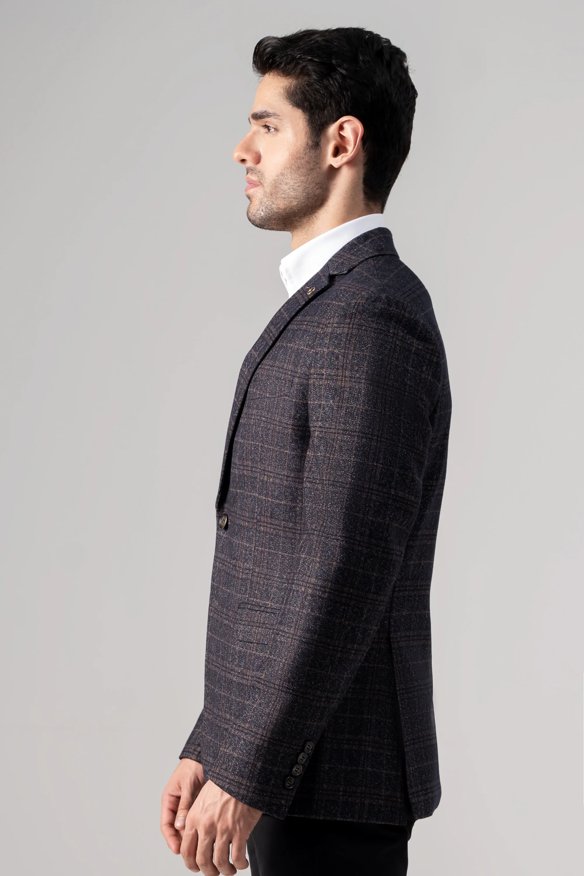 CASUAL COAT GREY KHAKI - Image 3