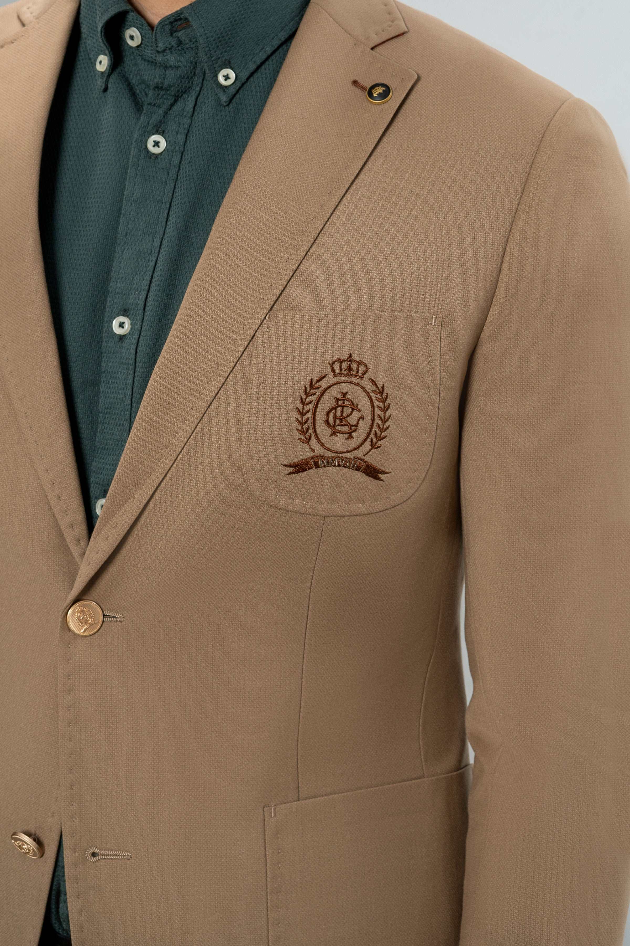 SIGNATURE CASUAL COAT KHAKI - Image 3