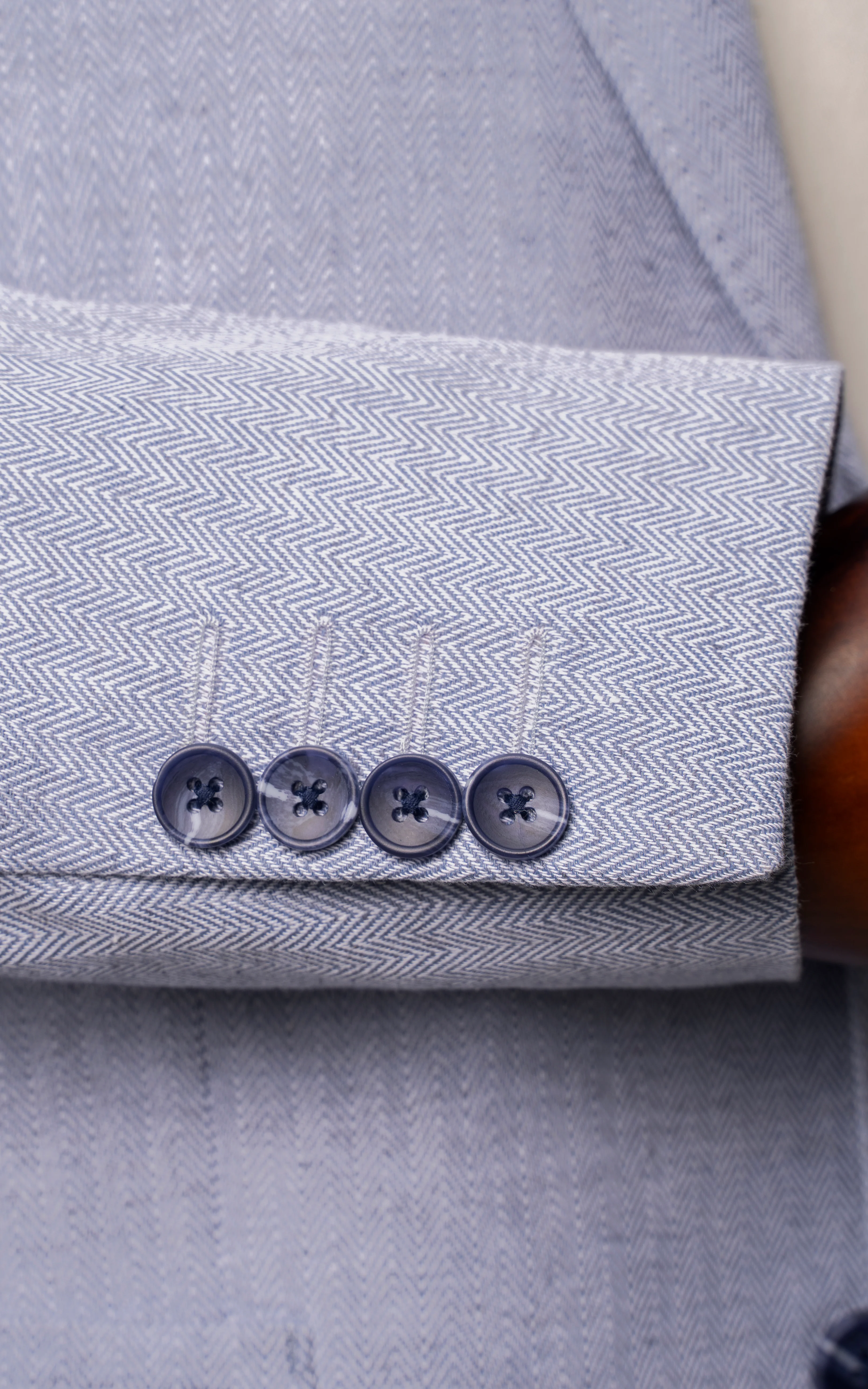 SLIM FIT CASUAL COAT LIGHT BLUE - Image 3