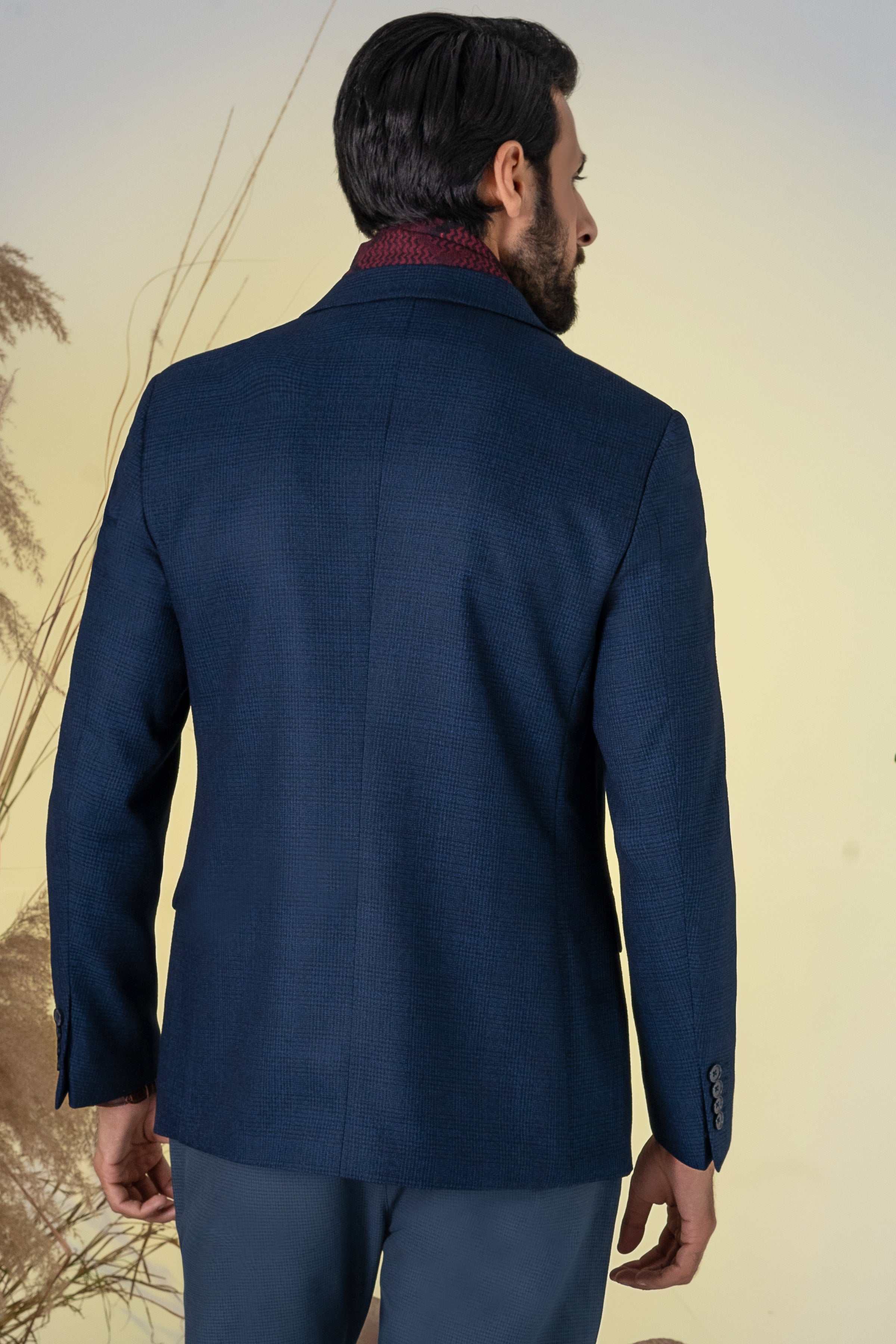 CASUAL COAT NAVY BLACK - Image 3