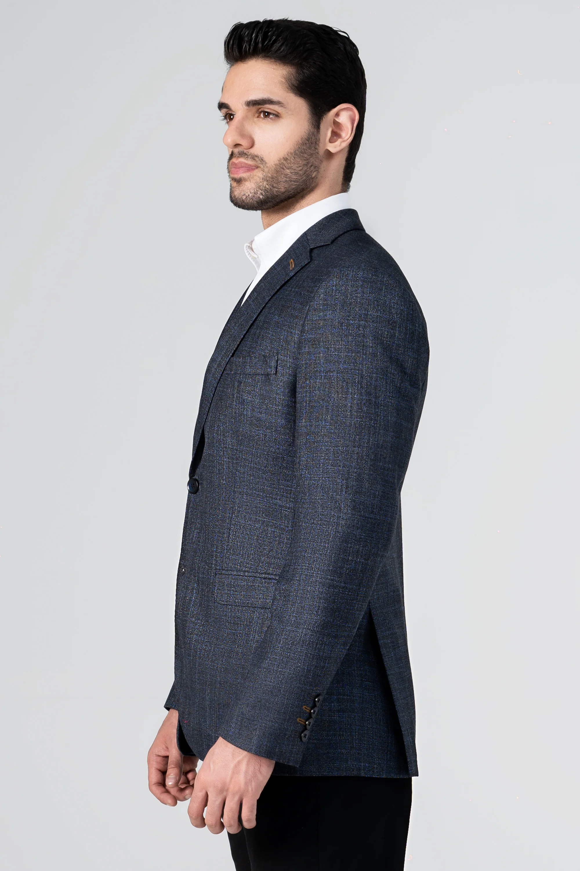 CASUAL COAT NAVY BLUE - Image 3