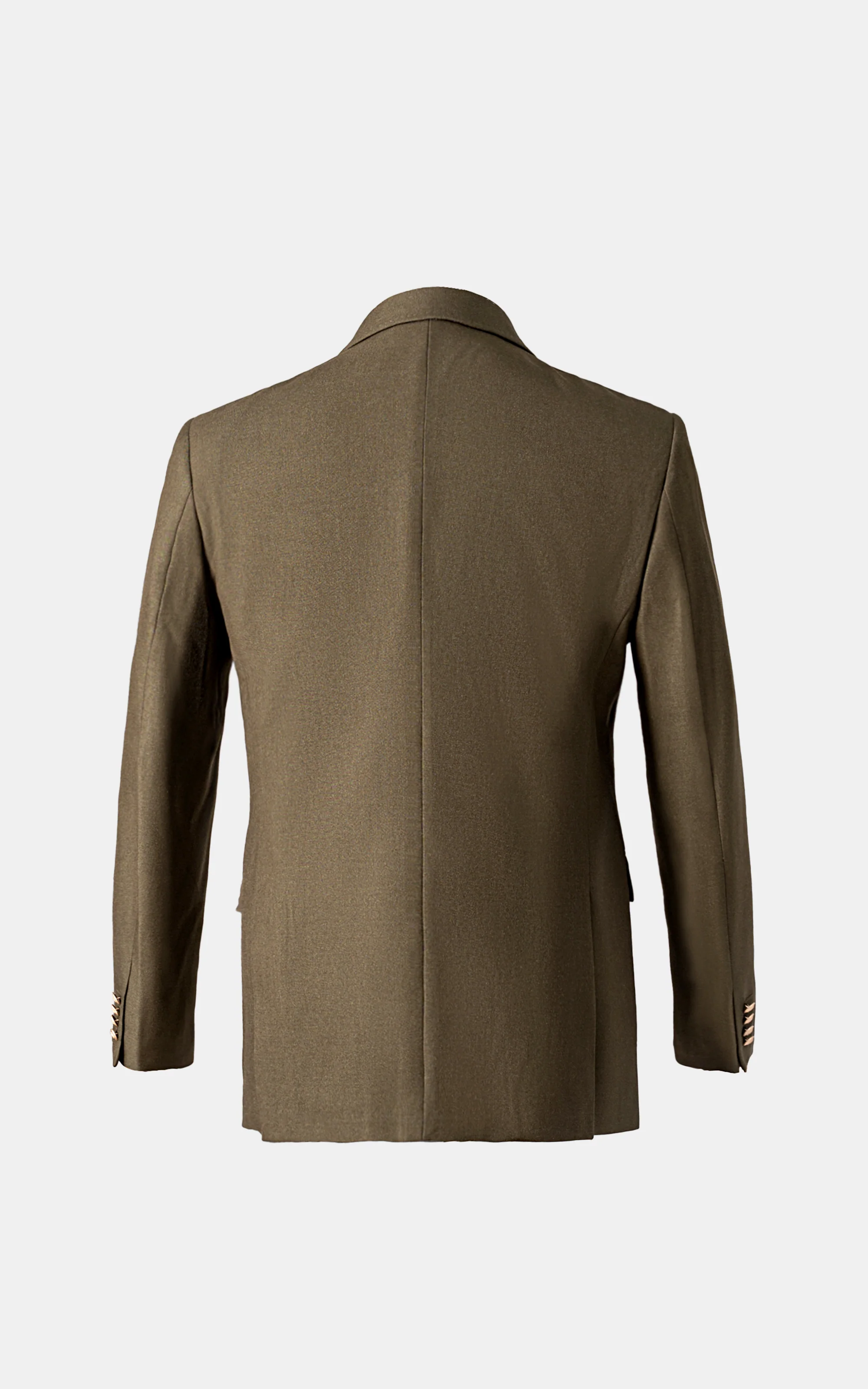 SIGNATURE DOUBLE BREATED COAT OLIVE - Image 4