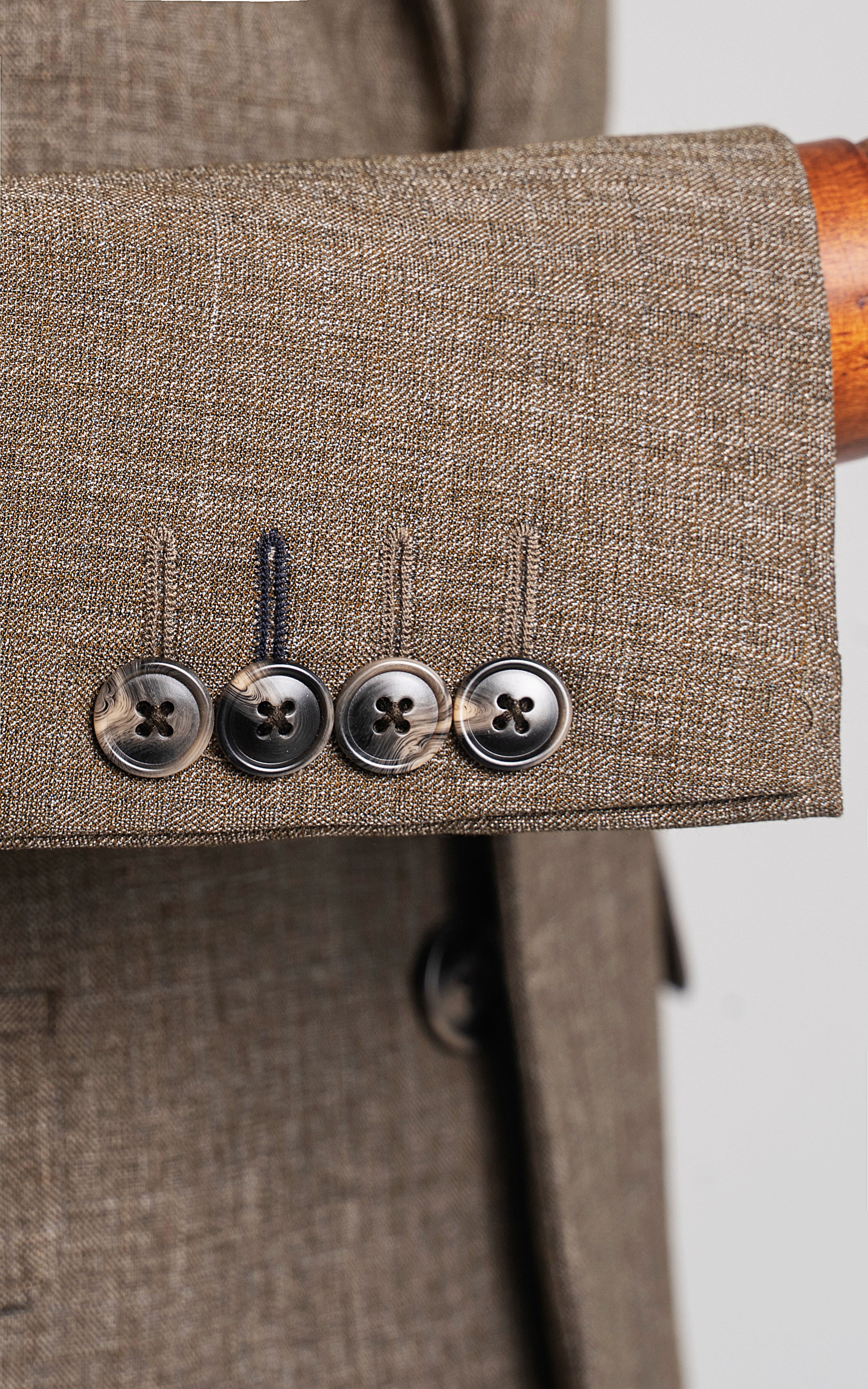 CASUAL COAT OLIVE MELANGE - Image 4