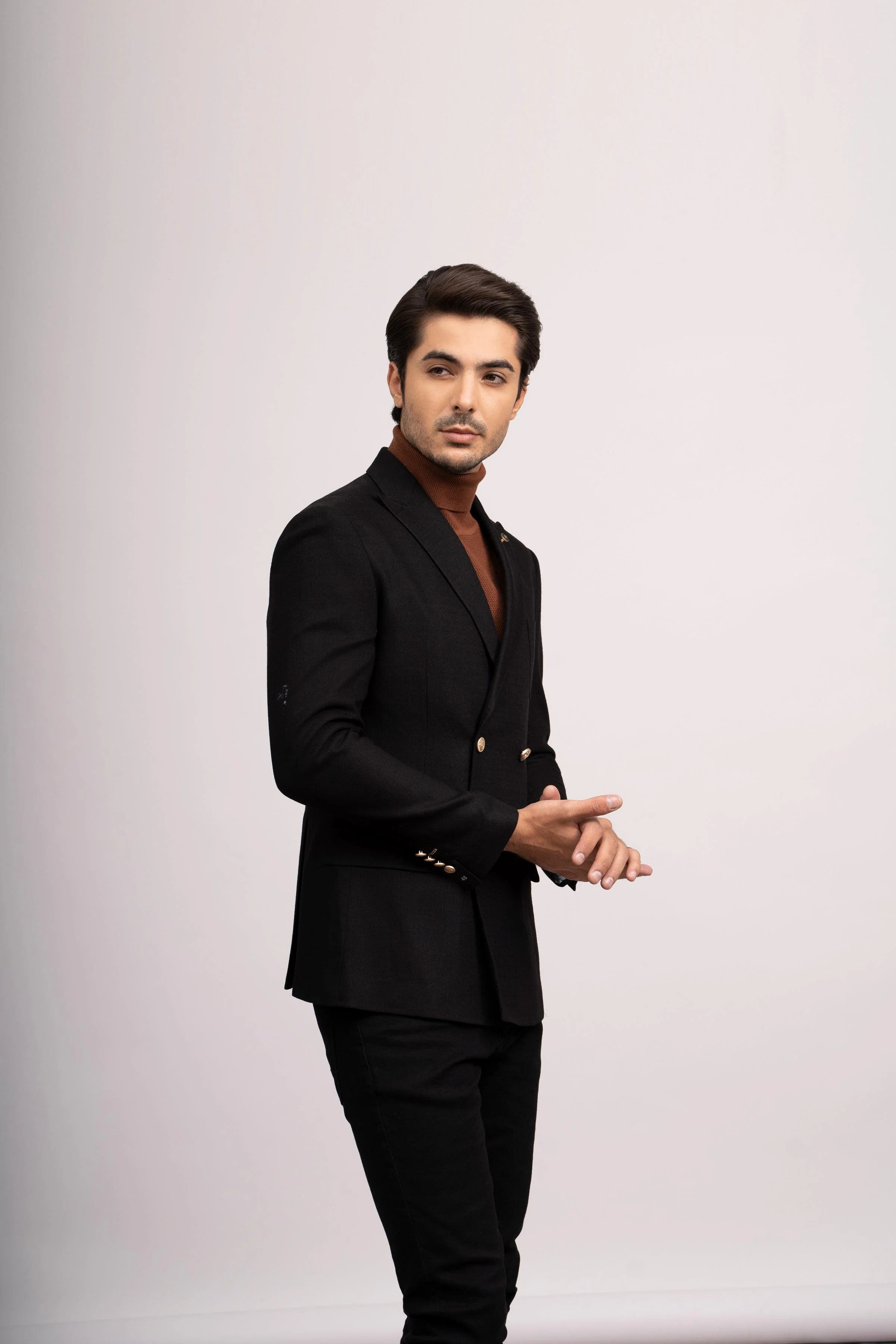 CASUAL COAT SLIM FIT BLACK - Image 3