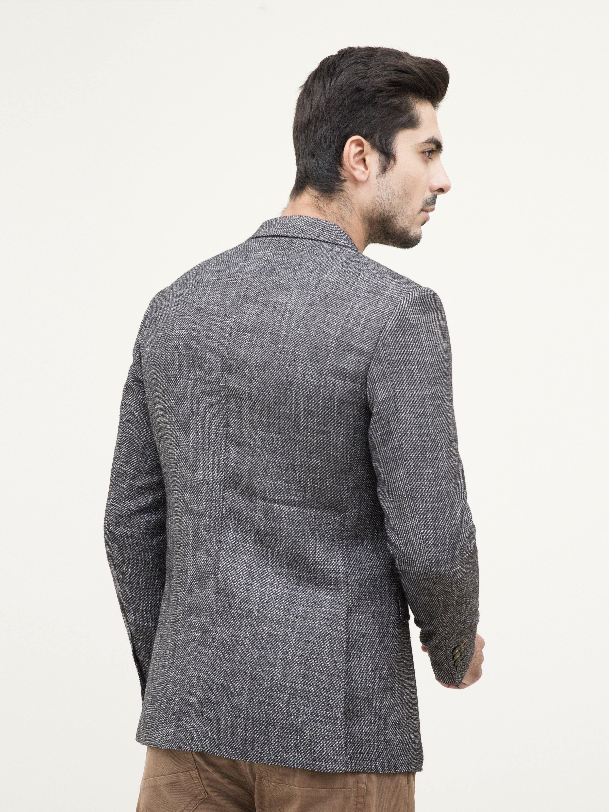 CASUAL COAT SLIM FIT BLACK GREY - Image 3