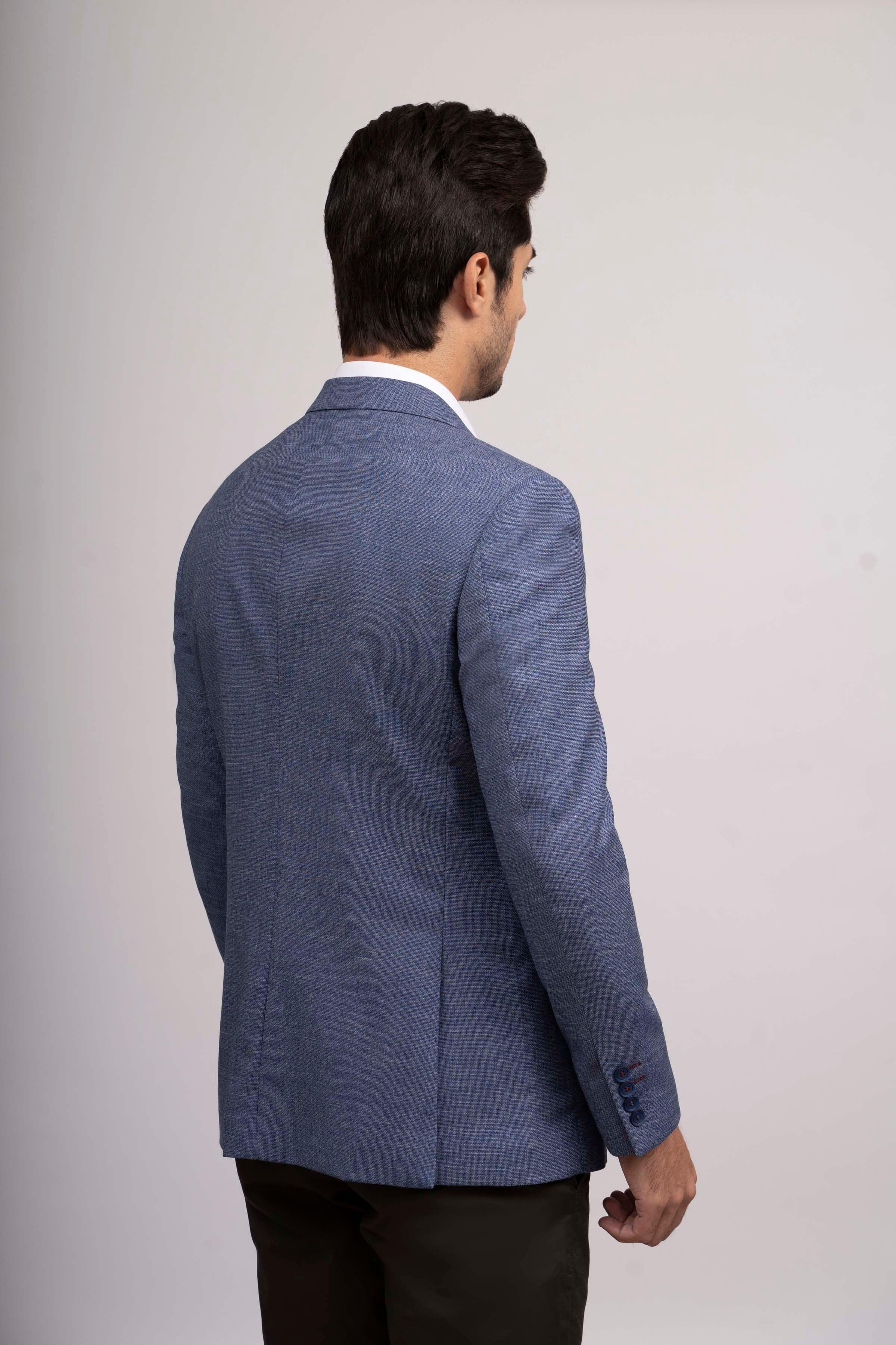 CASUAL COAT SLIM FIT BLUE - Image 3