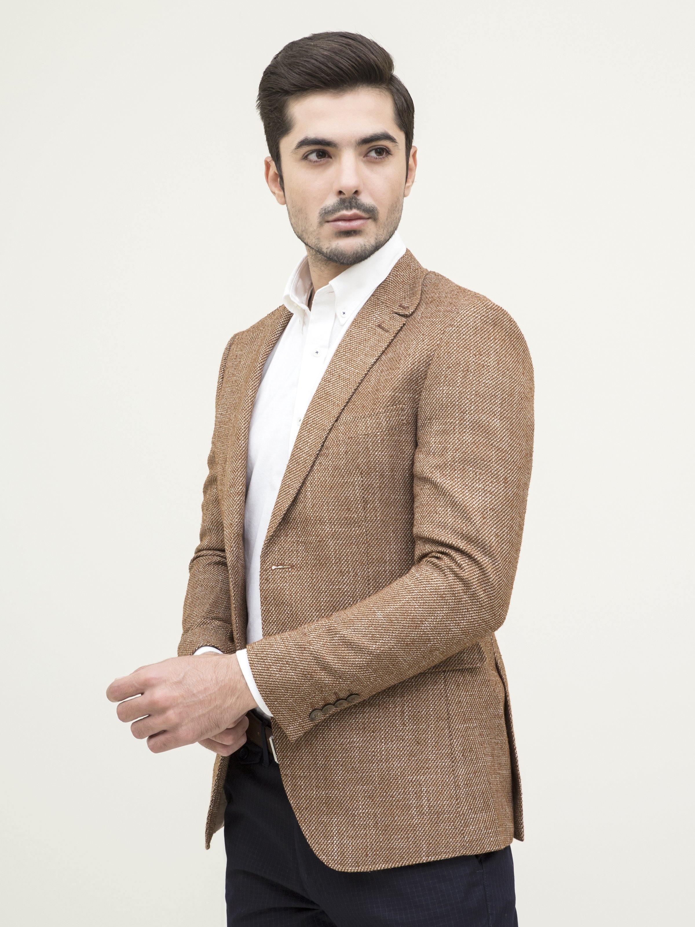 CASUAL COAT SLIM FIT BROWN - Image 4