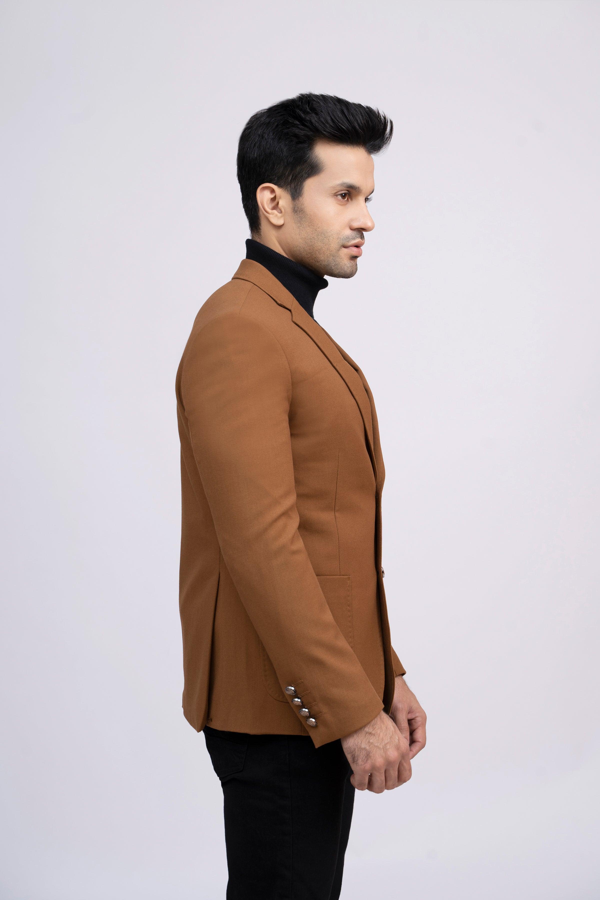 CASUAL COAT SLIM FIT CAMEL - Image 3