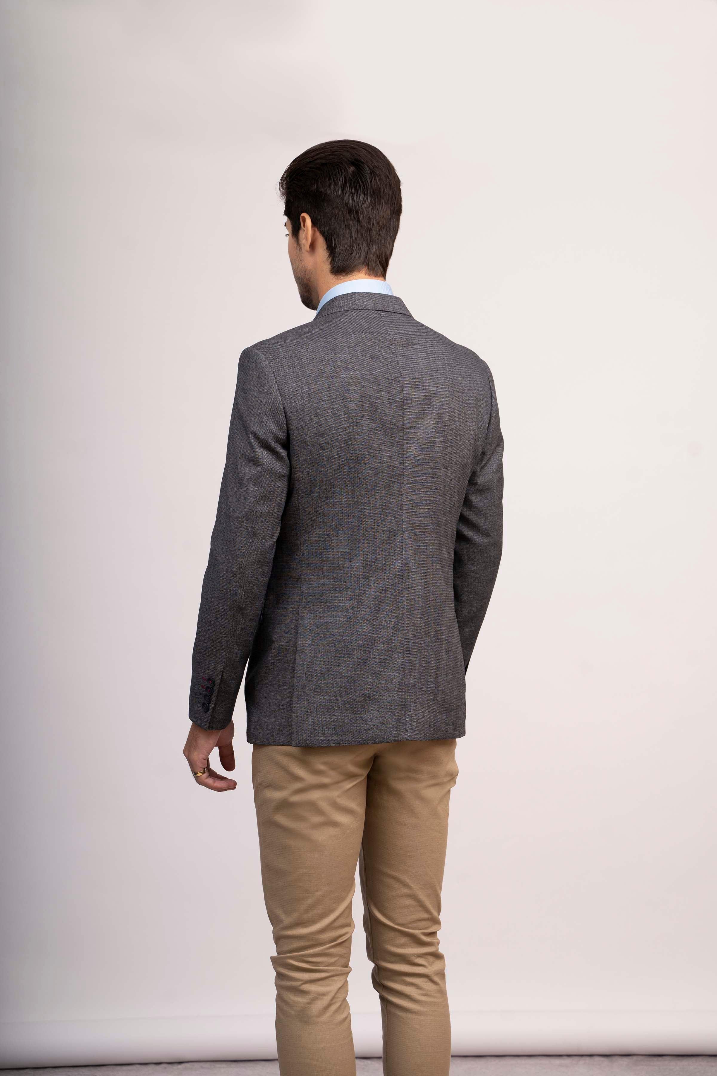 CASUAL COAT SLIM FIT GREY - Image 3