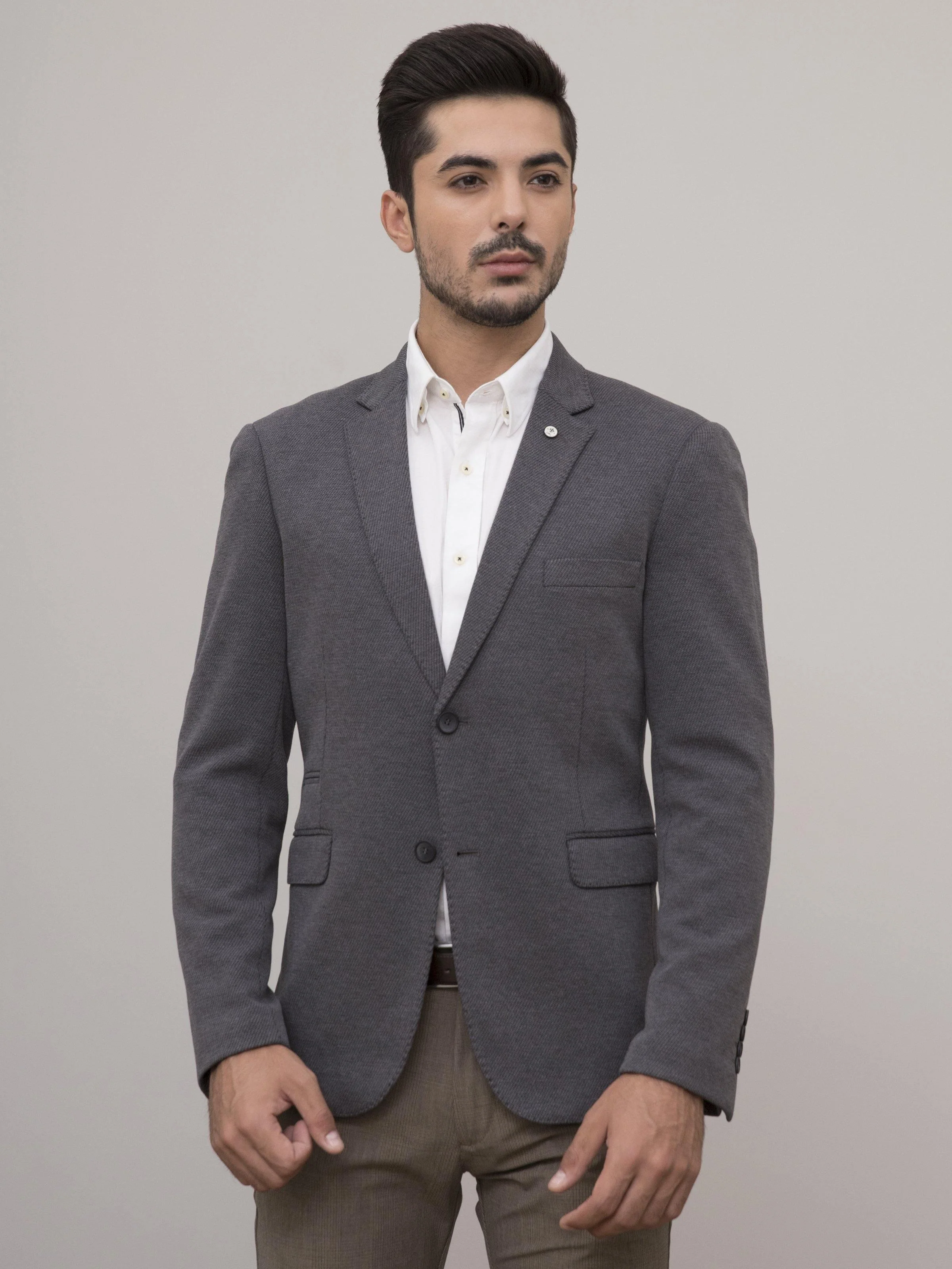 CASUAL COAT SLIM FIT GREY - Image 2