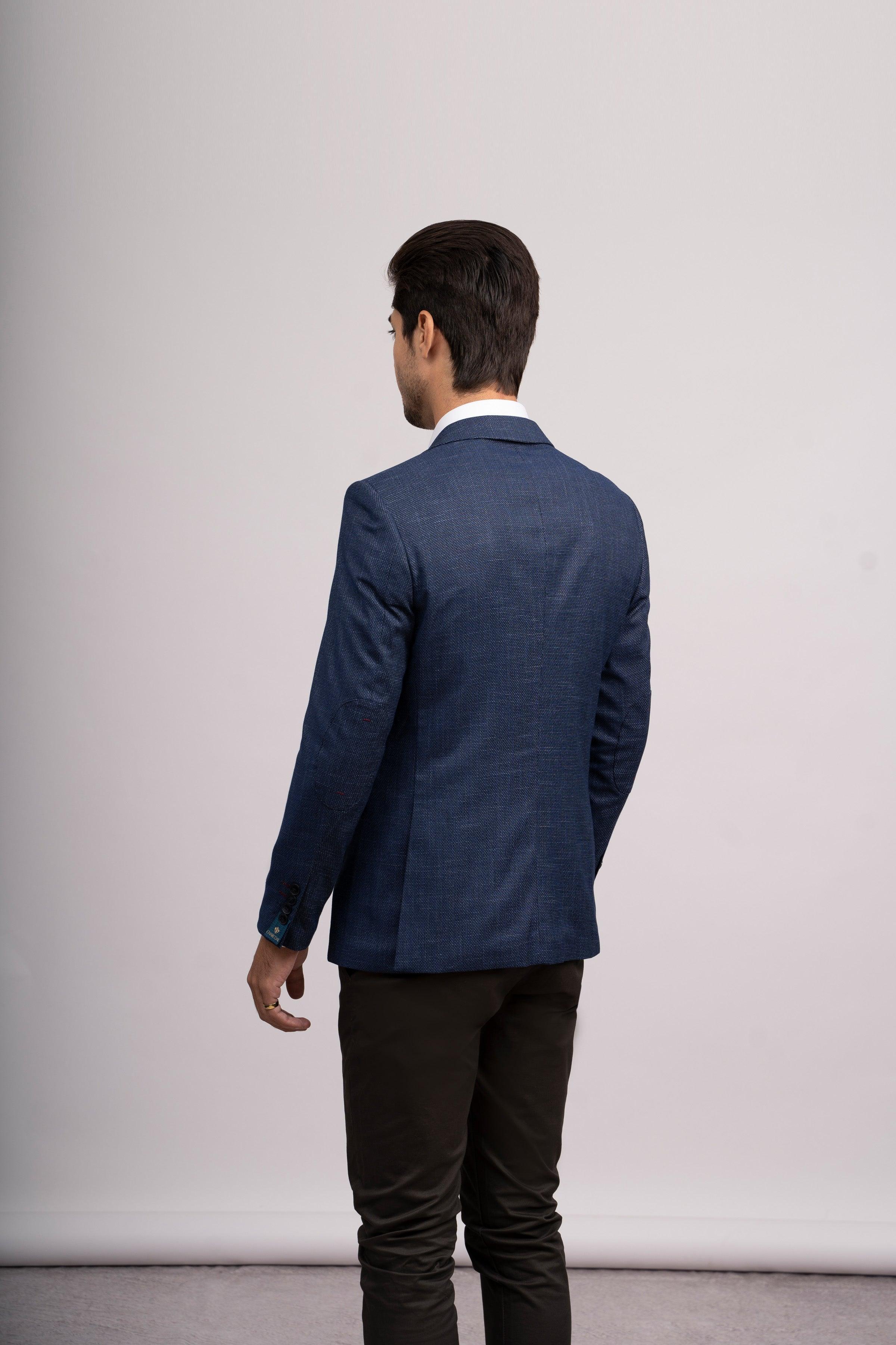 CASUAL COAT SLIM FIT NAVY BLUE - Image 4