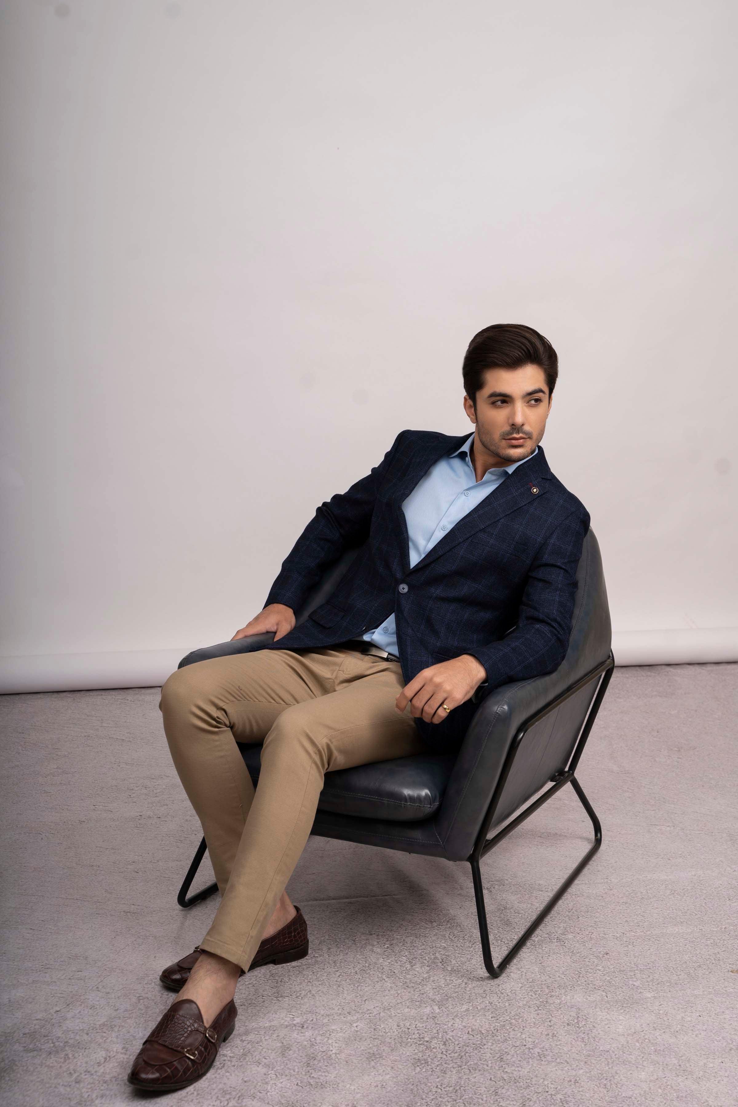 CASUAL COAT SLIM FIT NAVY BLUE - Image 4