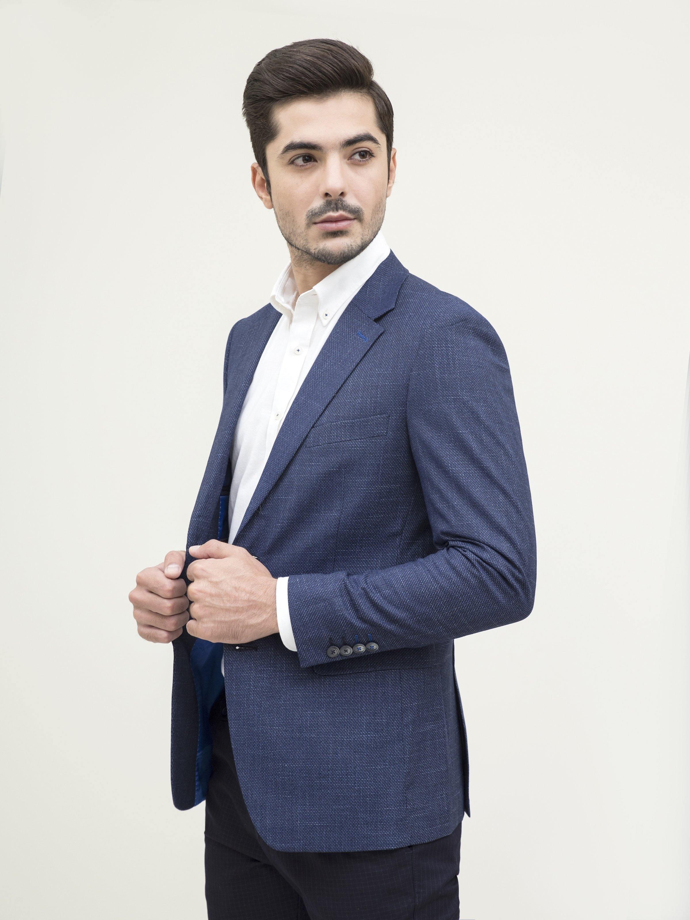 CASUAL COAT SLIM FIT NAVY BLUE - Image 2
