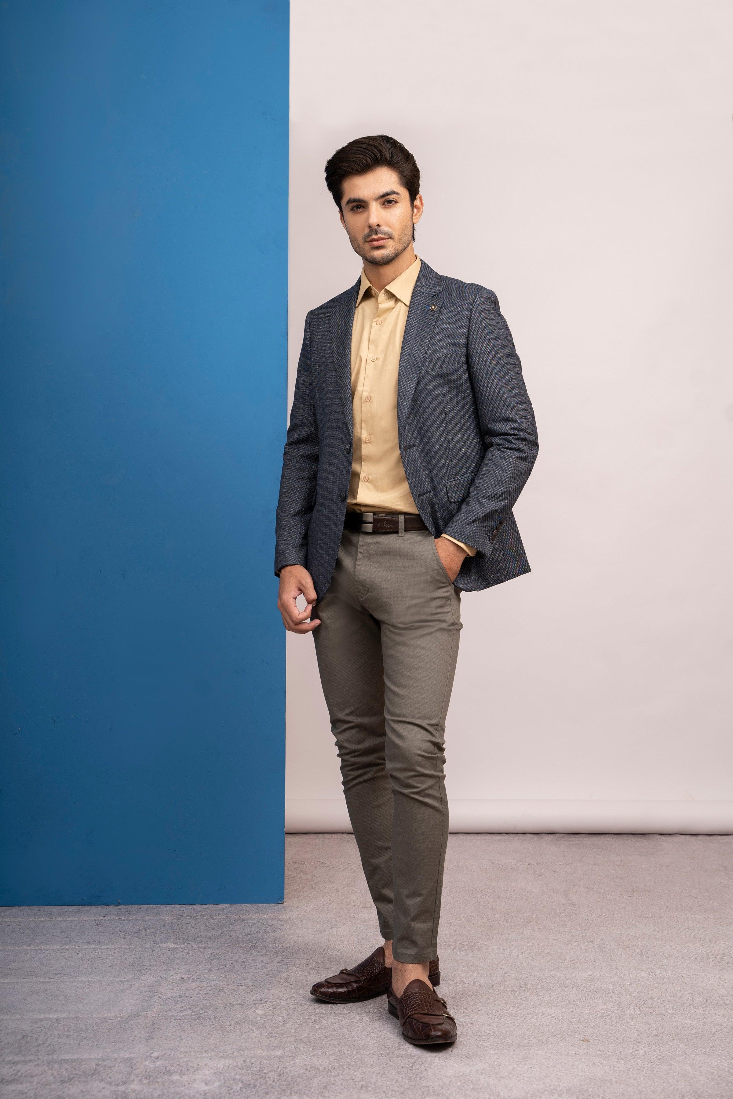 CASUAL COAT SLIM FIT NAVY GREY - Image 2