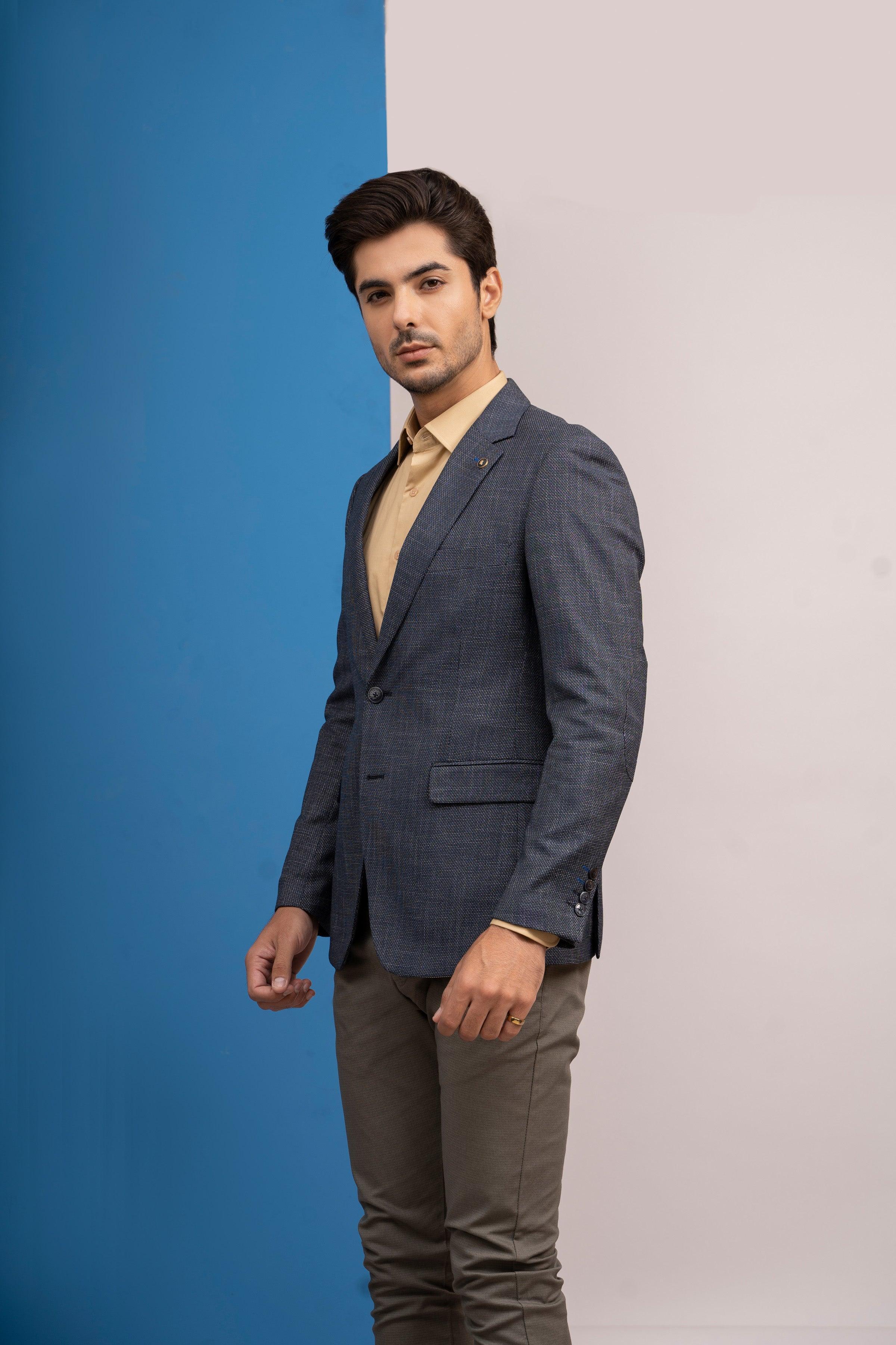 CASUAL COAT SLIM FIT NAVY GREY - Image 3