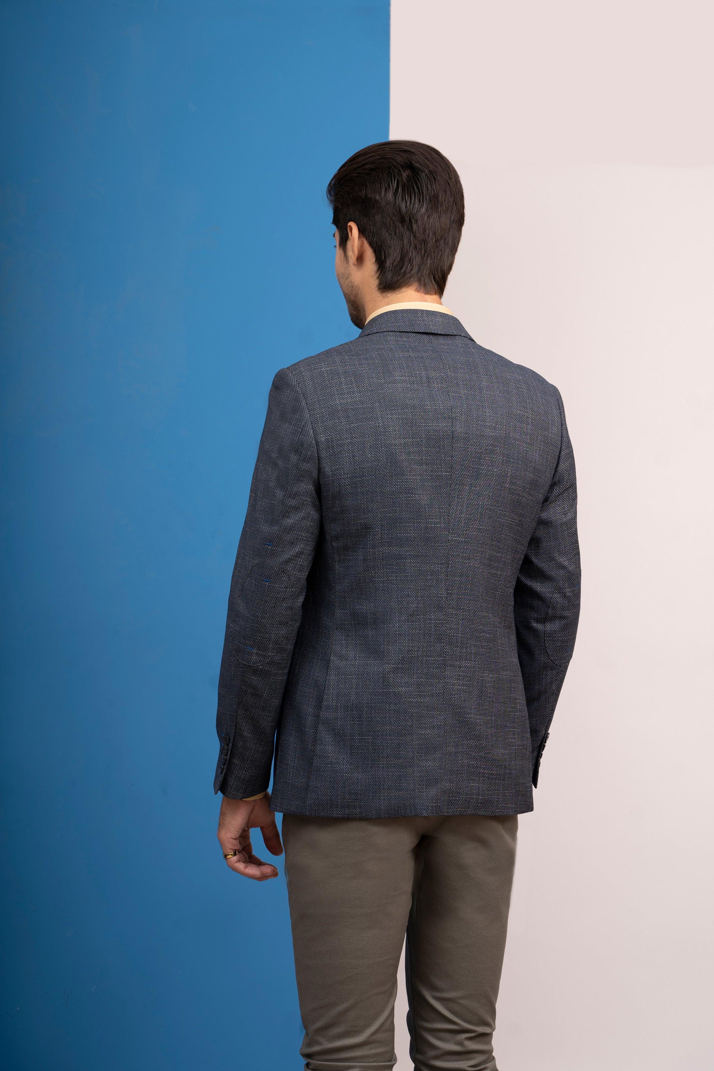 CASUAL COAT SLIM FIT NAVY GREY - Image 4