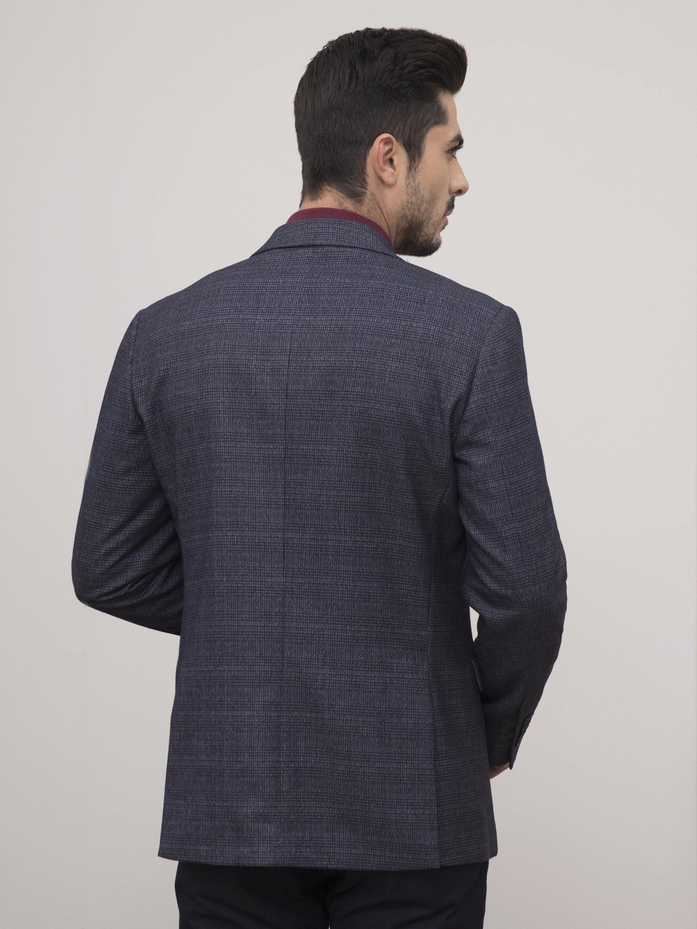 CASUAL COAT SMART FIT GREY BLUE - Image 4