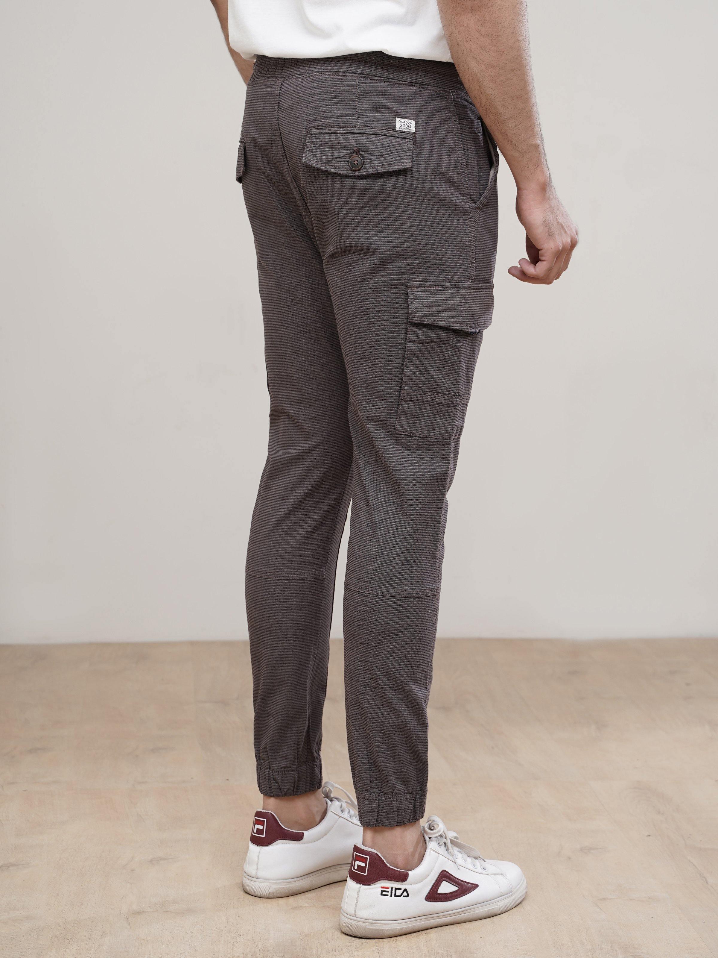 CASUAL JOGGER  TROUSER KHAKI - Image 3