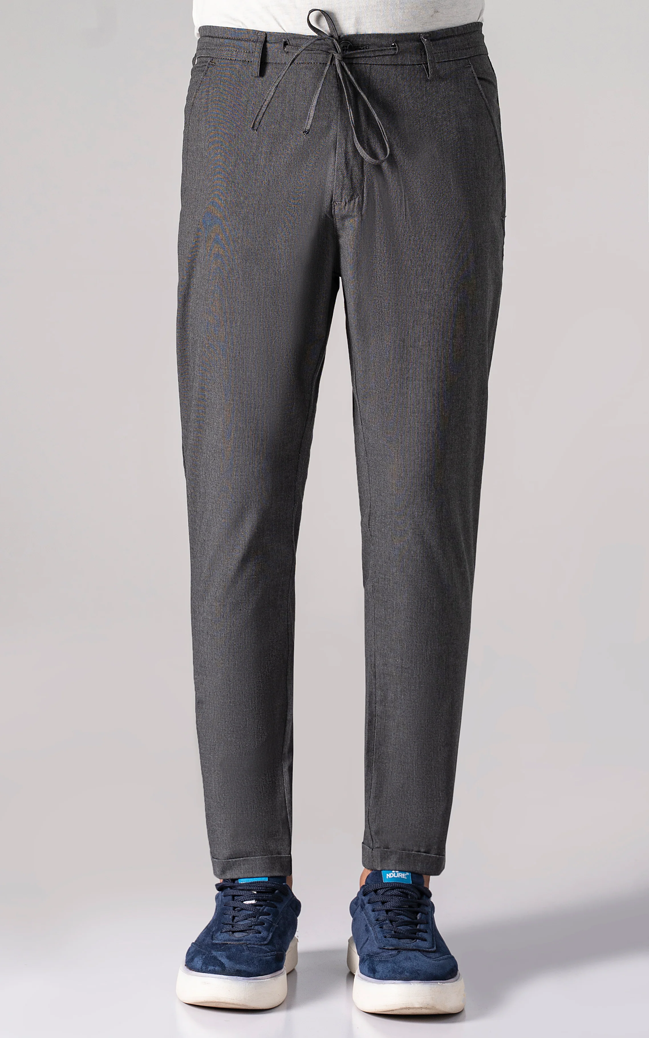 CASUAL JOGGER TROUSER CHARCOAL - Image 2