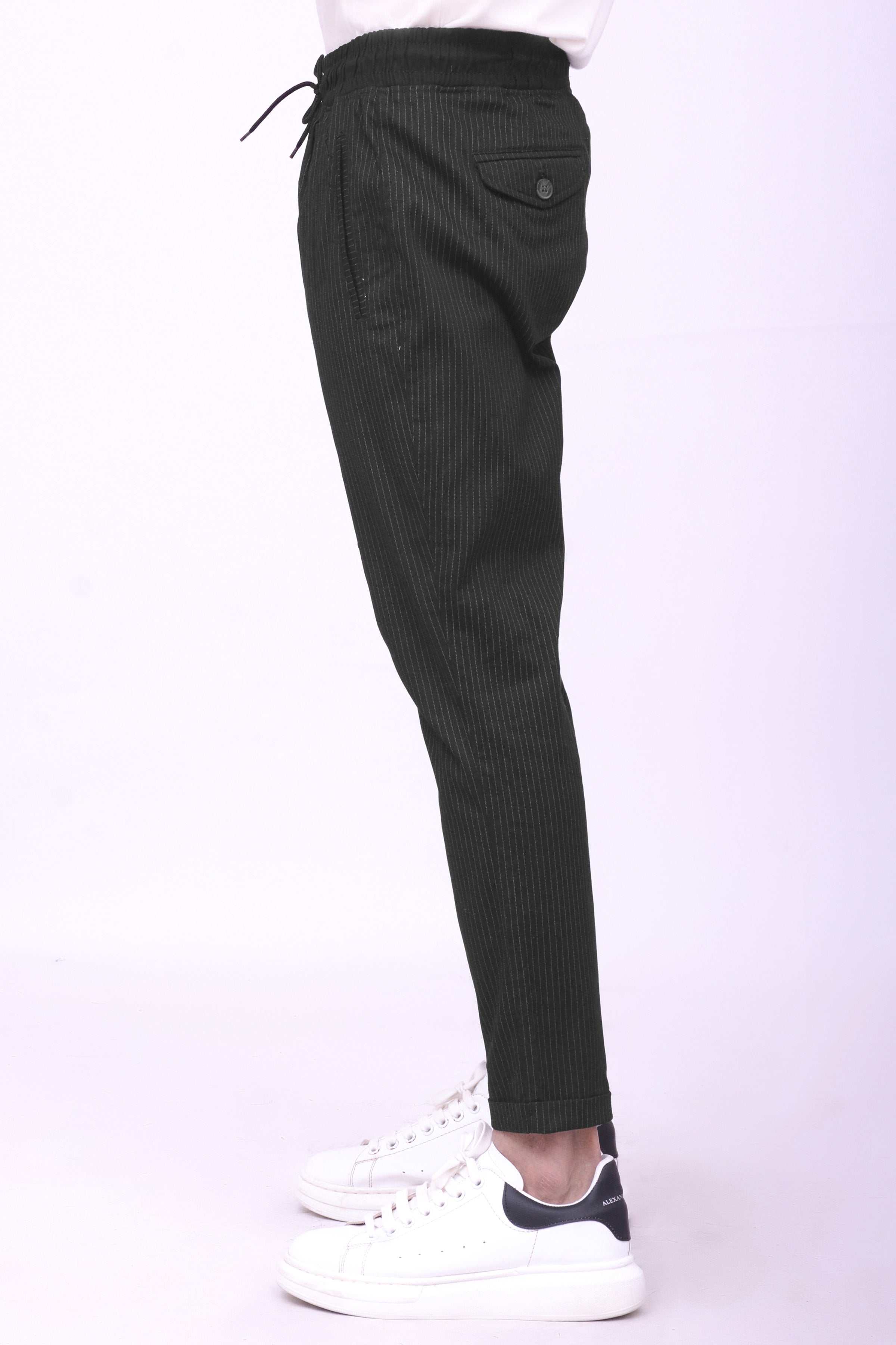 CASUAL JOGGER TROUSER DULL BLACK - Image 2
