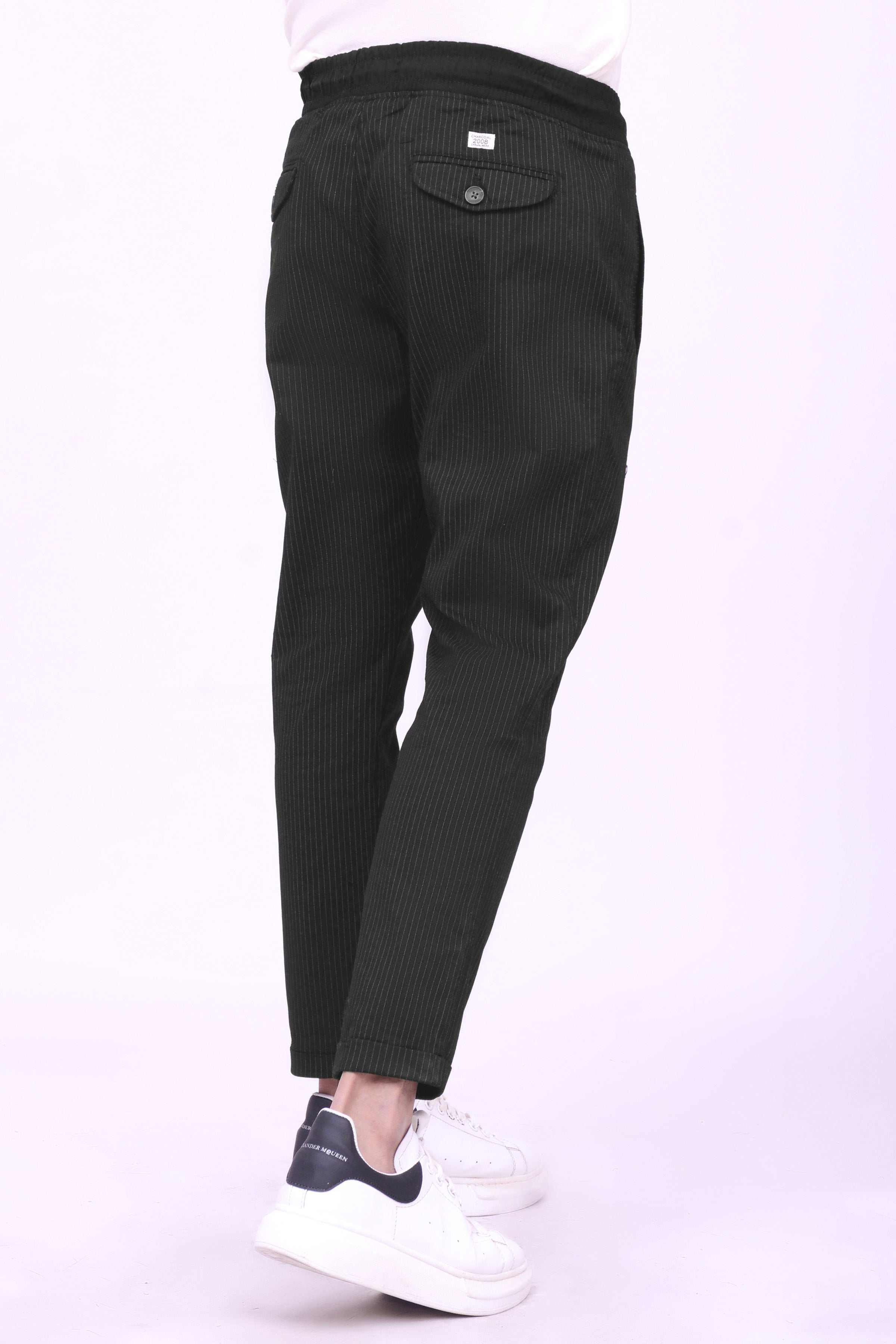 CASUAL JOGGER TROUSER DULL BLACK - Image 3