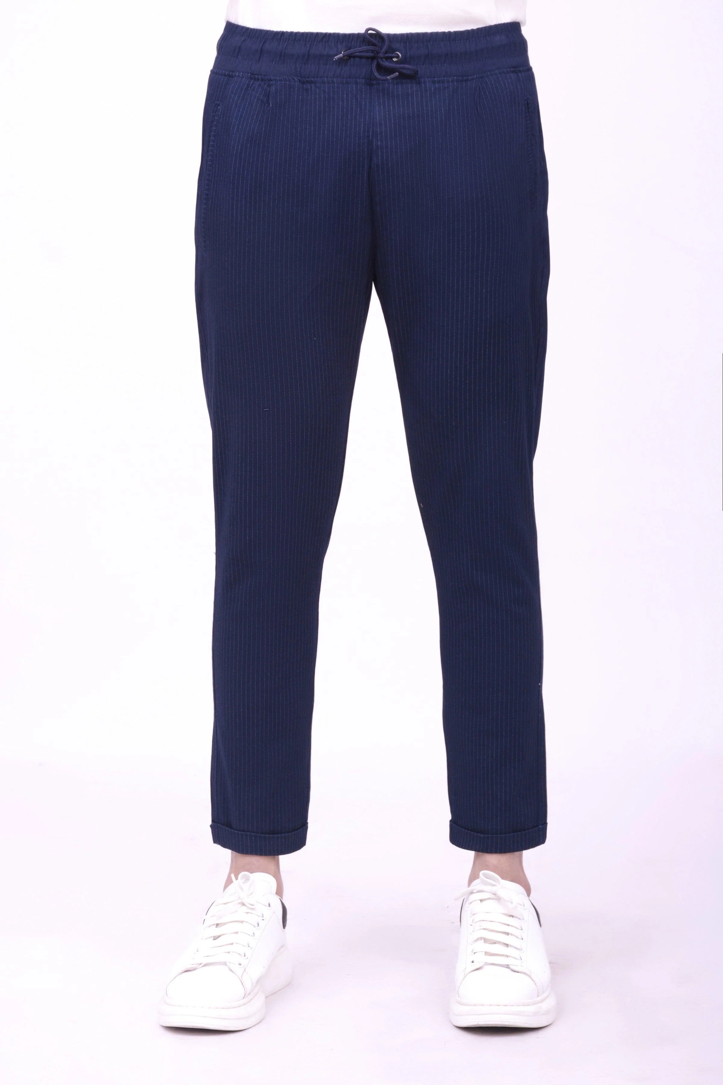 CASUAL JOGGER TROUSER NAVY - Image 2
