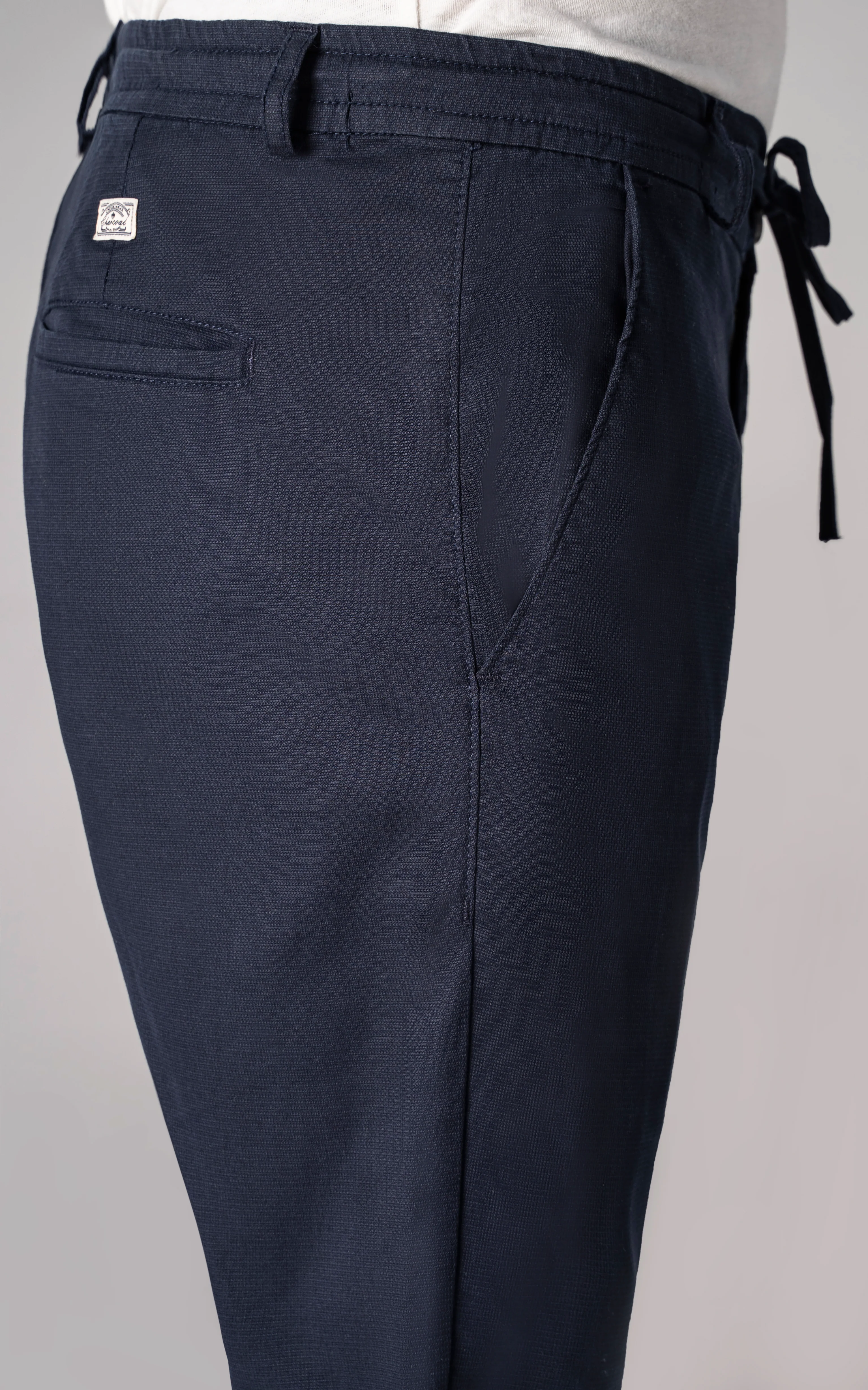 CASUAL JOGGER TROUSER NAVY - Image 4