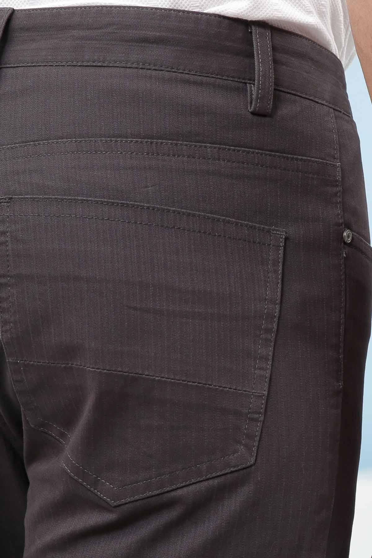 CASUAL PANT 5 POCKET DARK GREY - Image 4