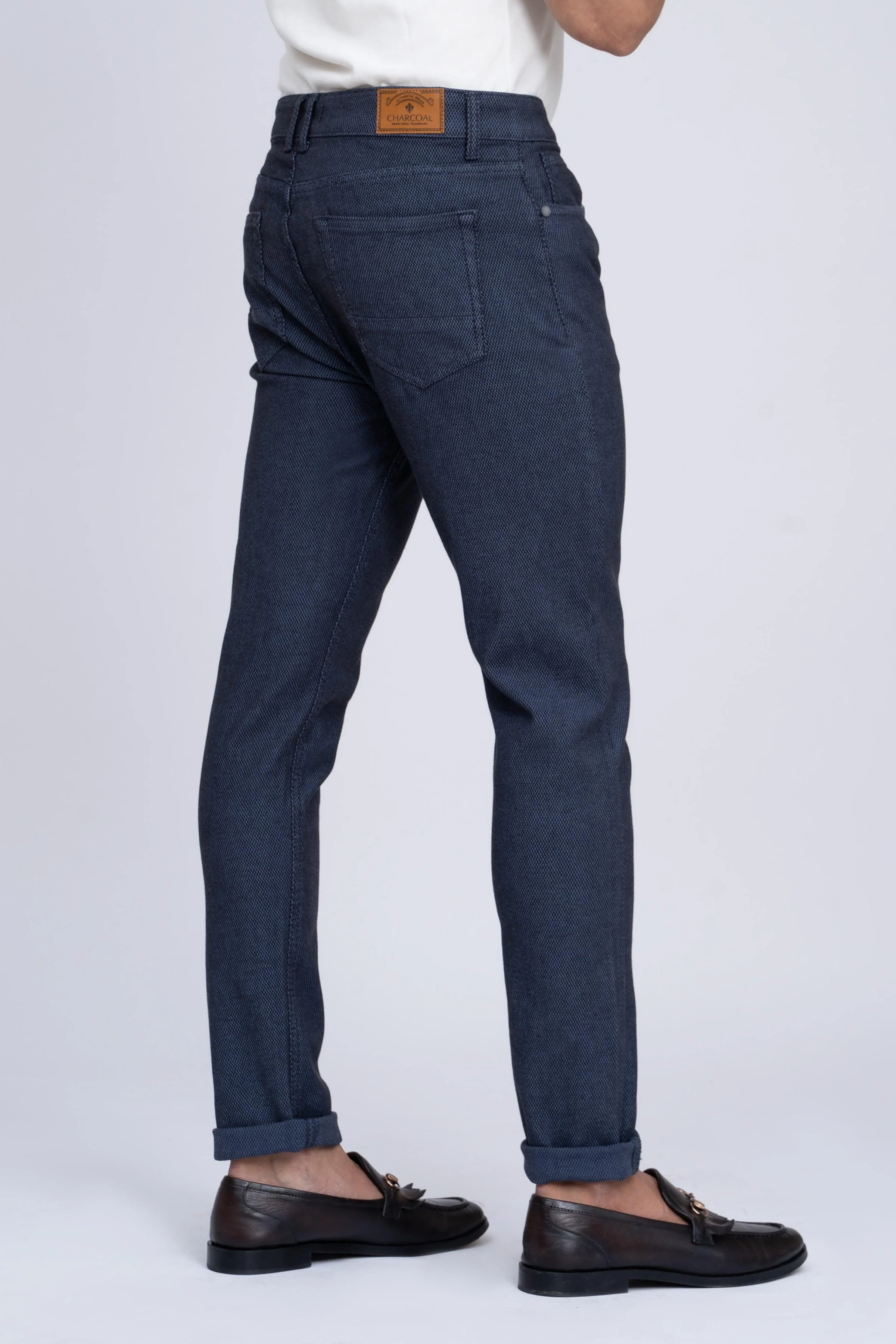 CASUAL PANT 5 POCKET NAVY - Image 3
