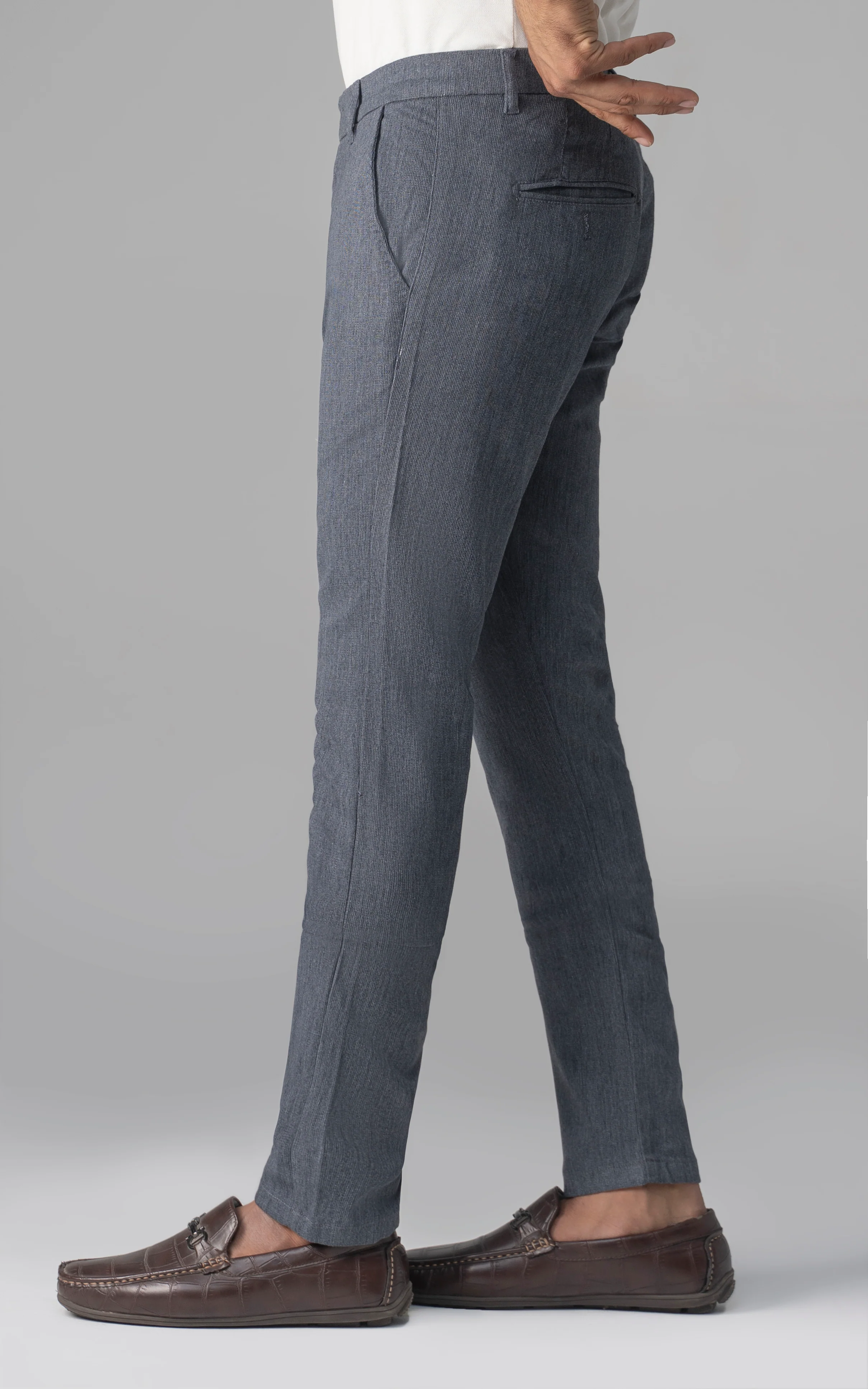 CASUAL PANT BLUISH GREY