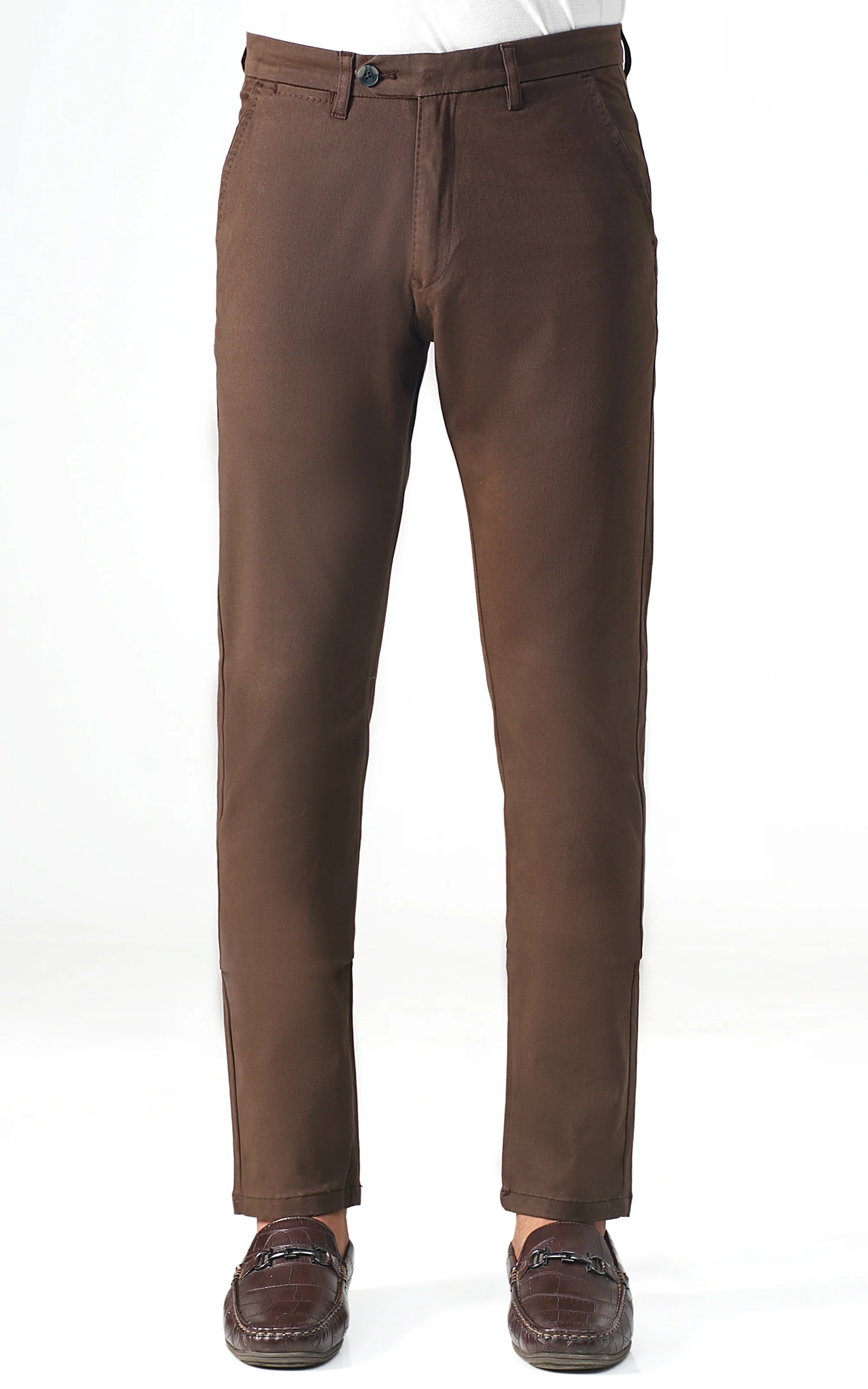 CROSS POCKET CASUAL PANT BROWN - Image 3